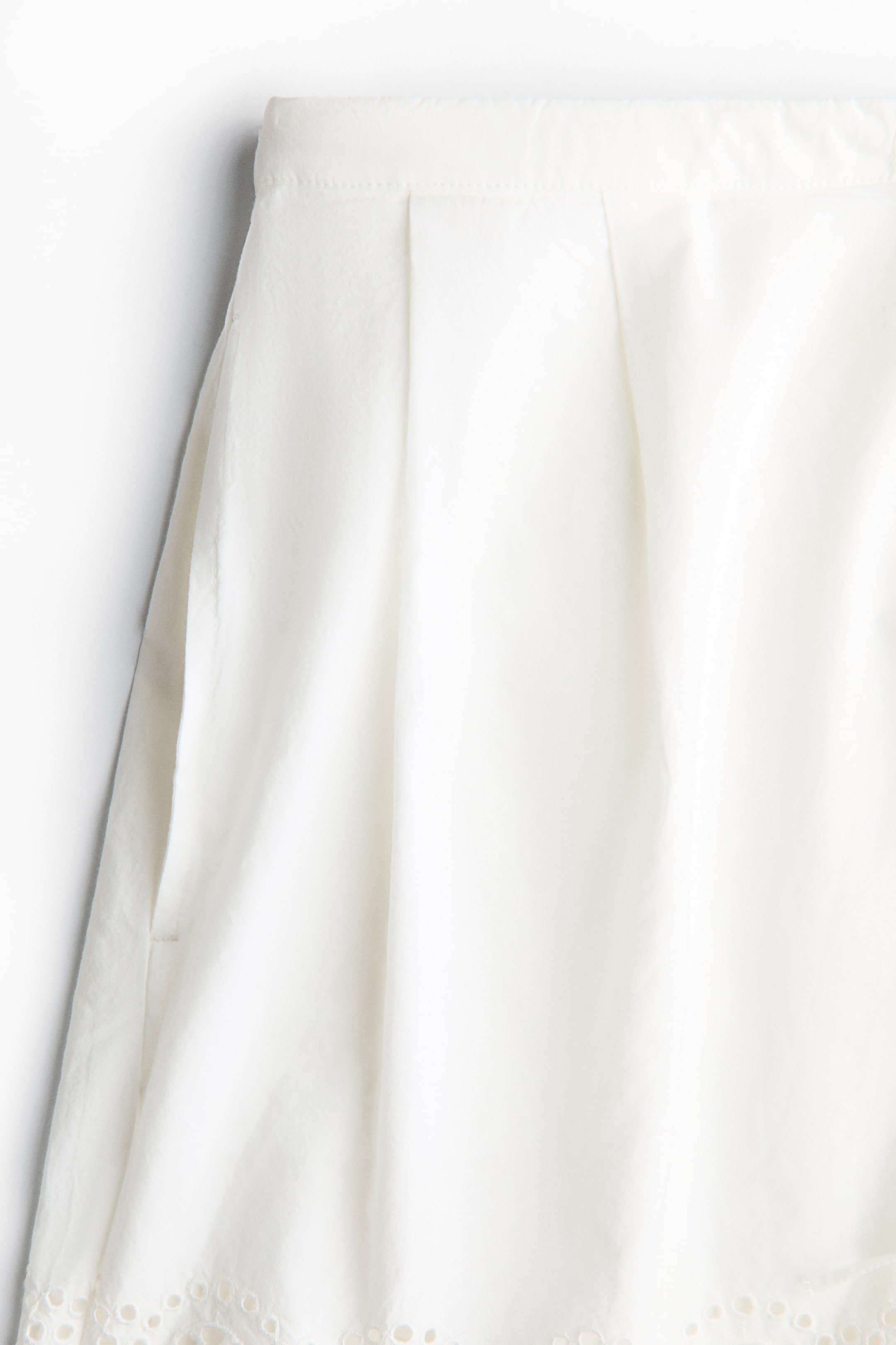 Eyelet-Embroidered Cotton Shorts