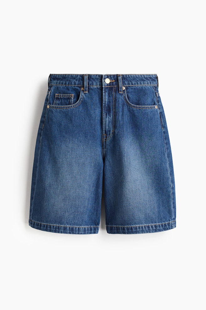Denim Bermuda Shorts - Denim blue/Pale denim blue/Dark denim blue - 1