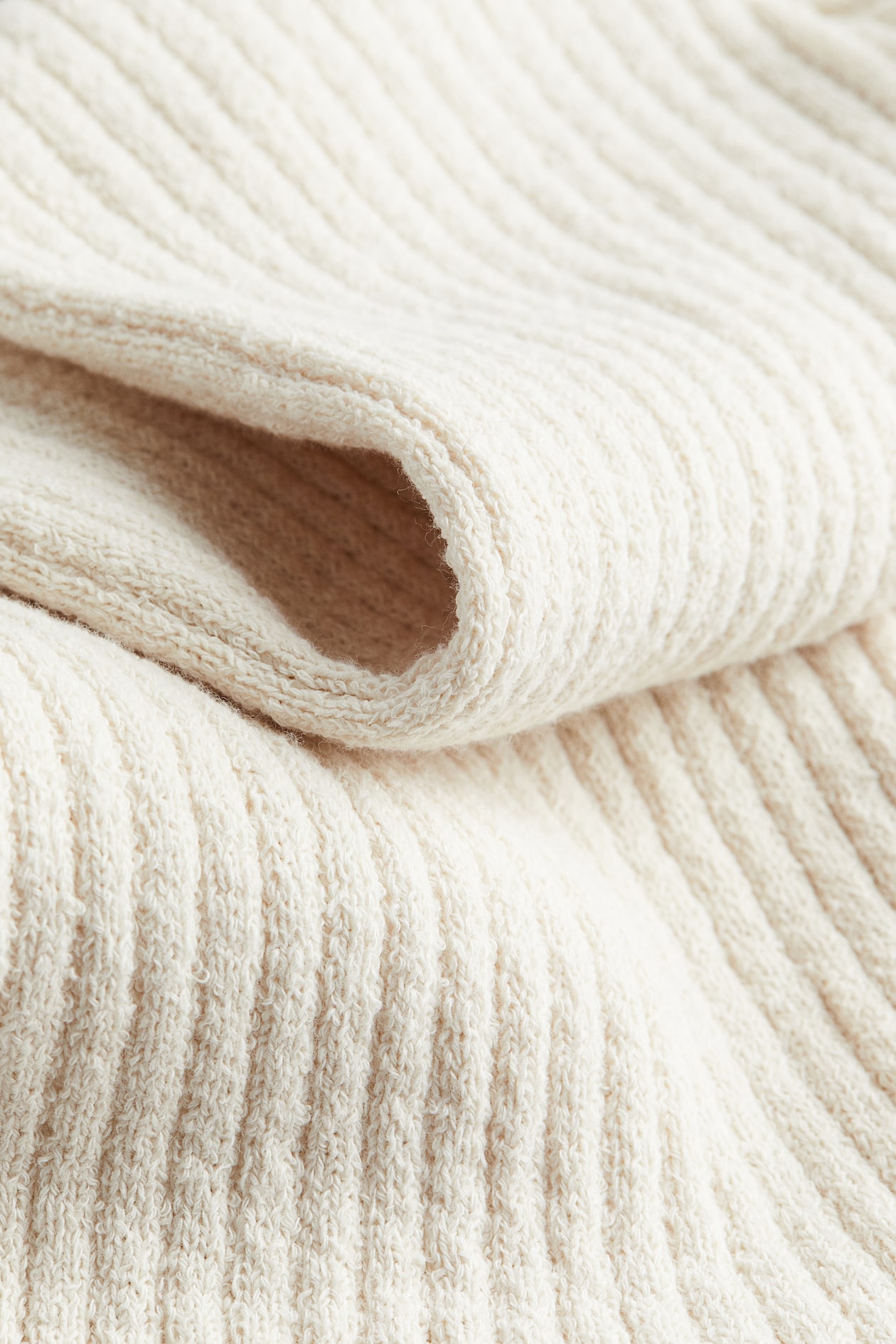 Flared Rib-knit Pants - image 2