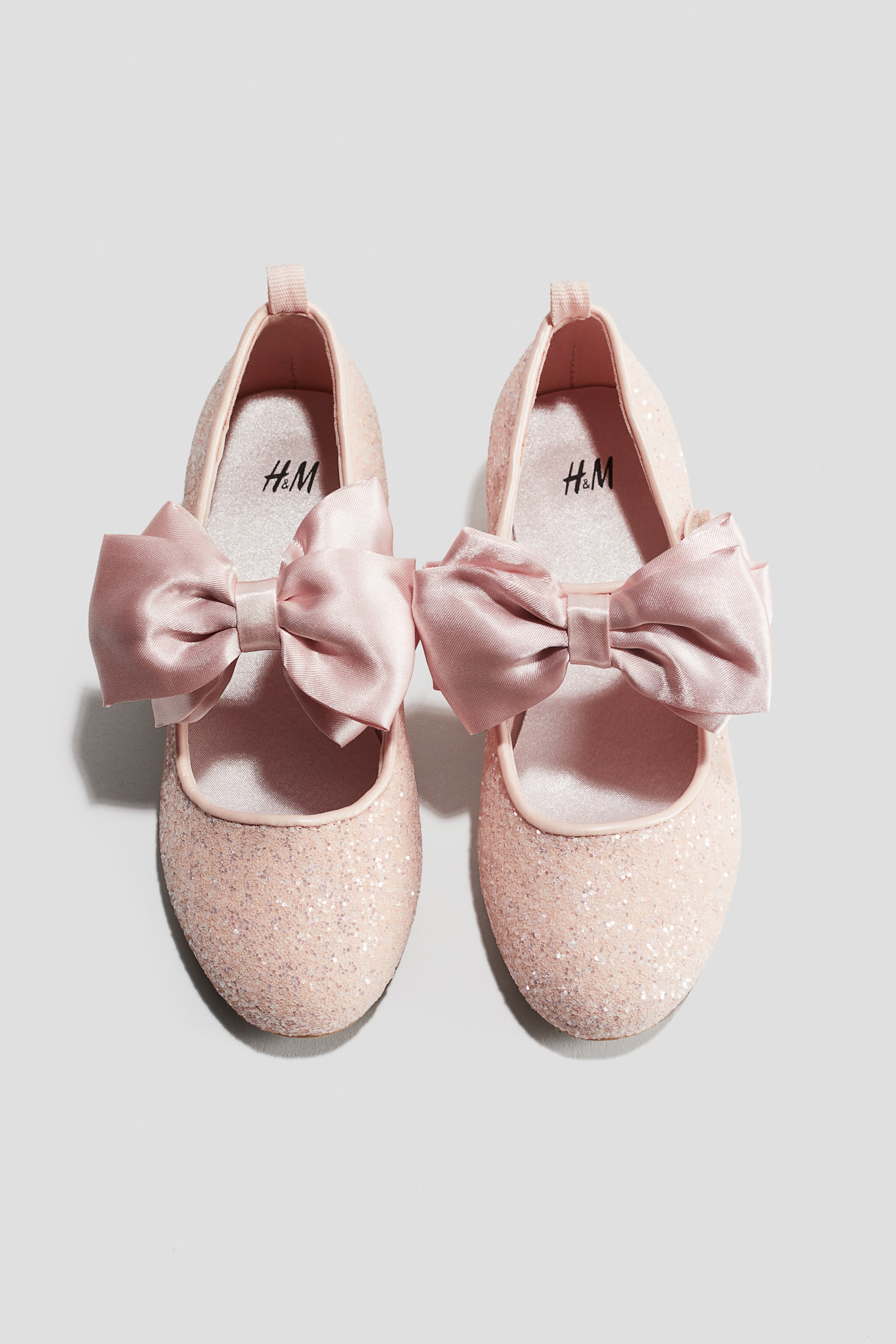 Bow-Detail Ballet Shoes