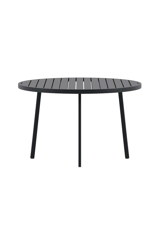 Giardini Runder Esstisch - Aluminium, Schwarz/Aluminium, Beige - 1