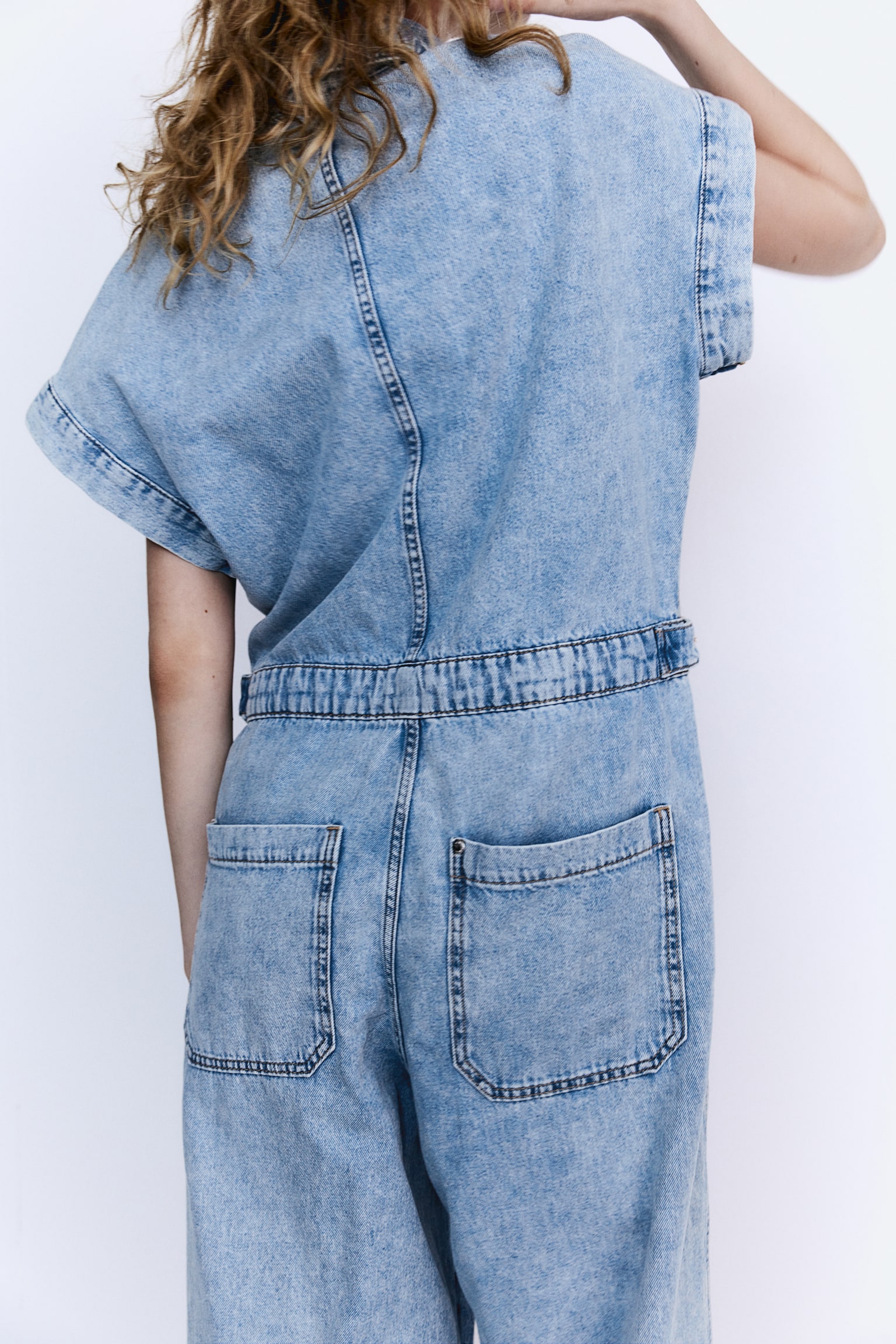 Denim boiler suit - Denim blue/Dark denim blue - 9