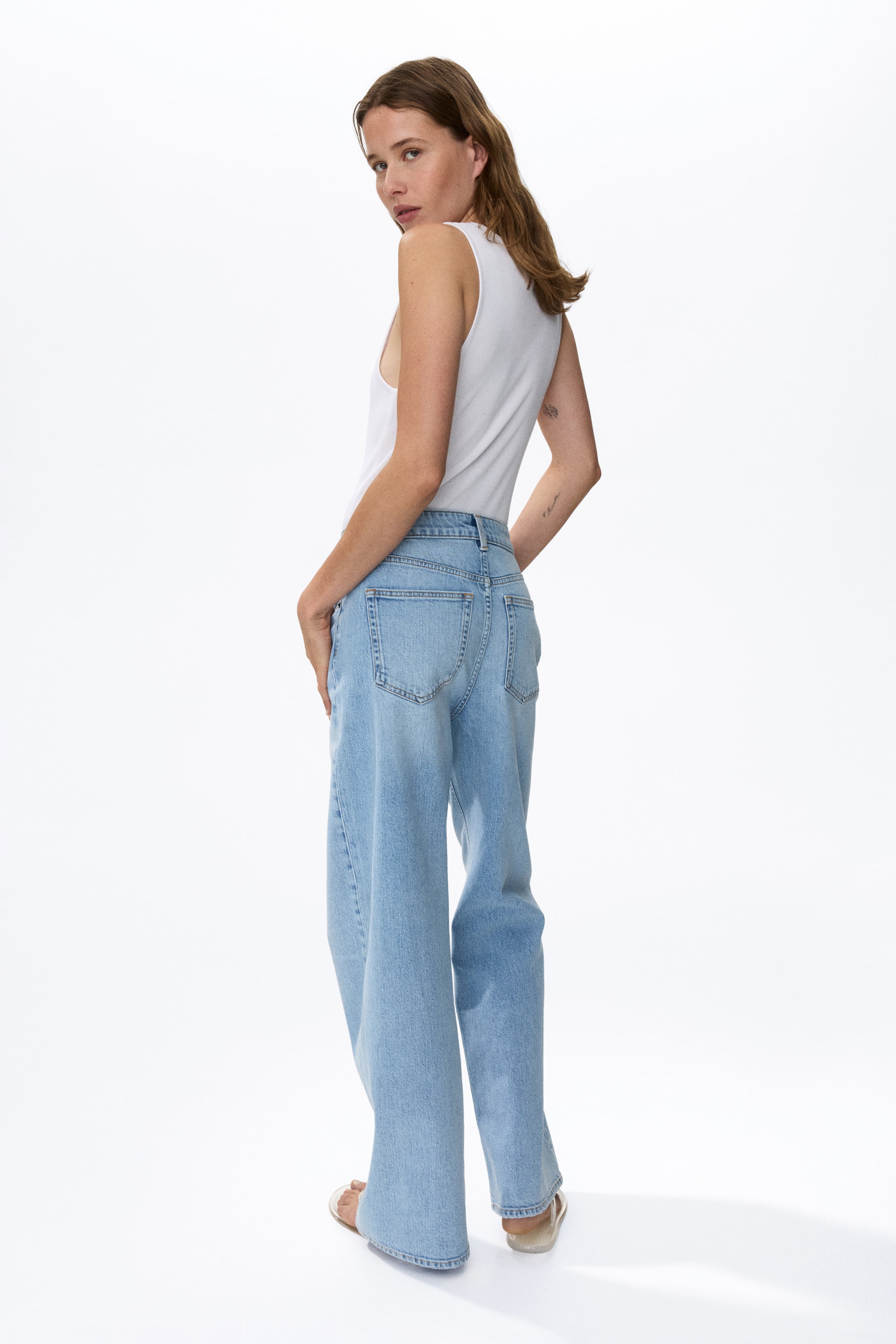 Silk-Blend Ribbed Tank Top