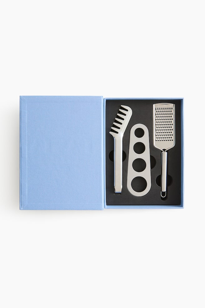 Kit d'ustensiles à pâtes 3 pièces - Bleu clair/Pasta - 1