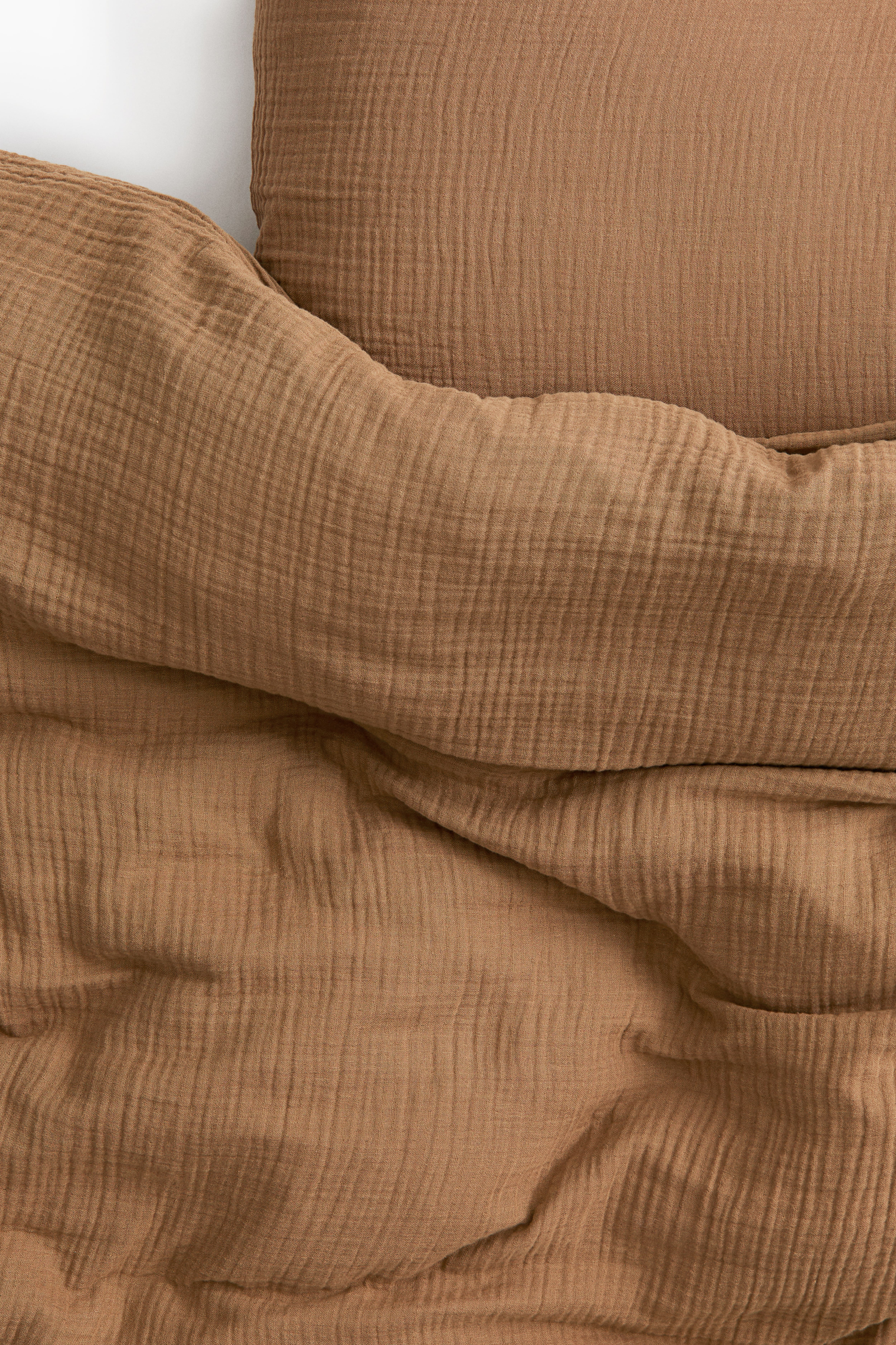 Parure de couette lit simple en mousseline