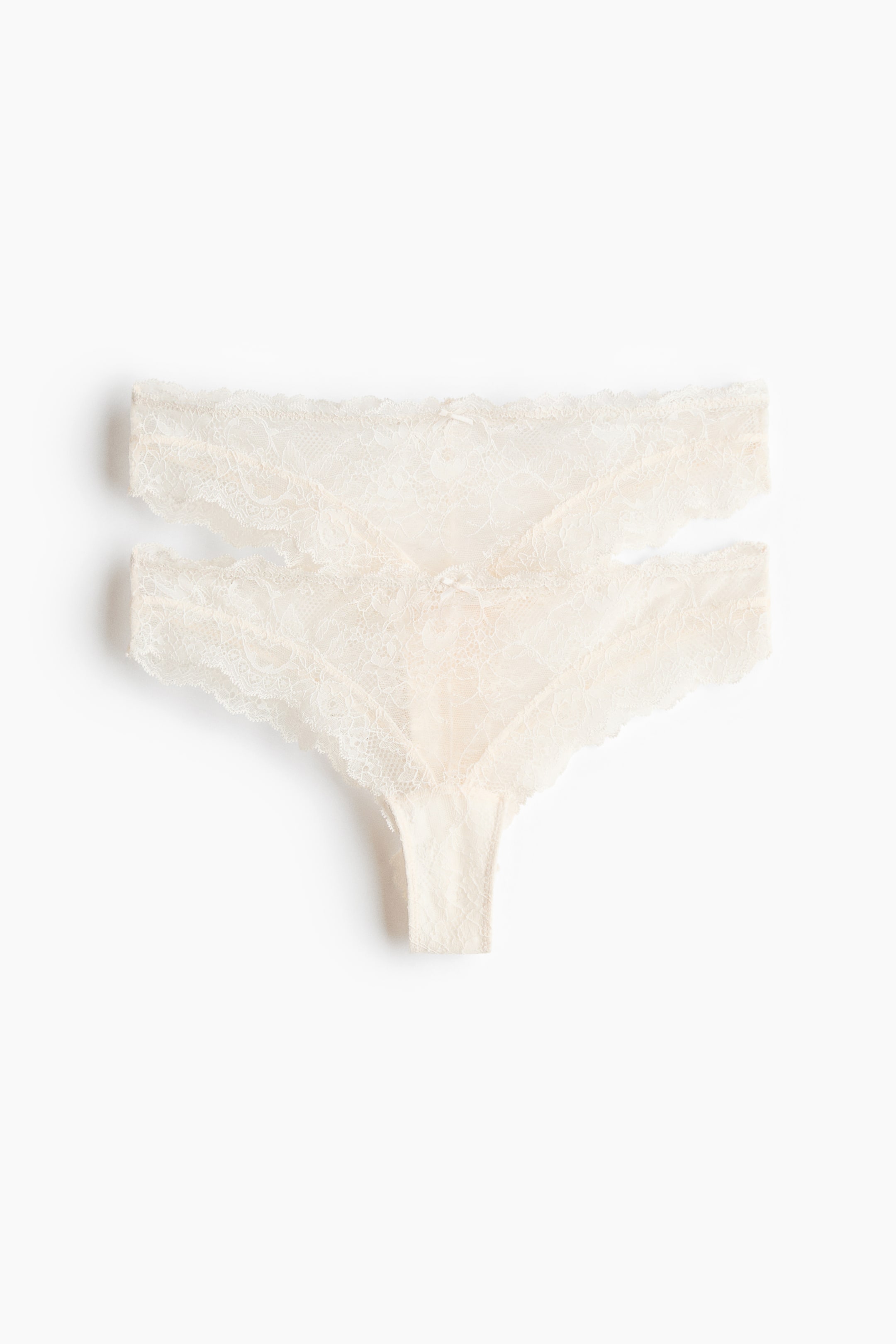 2-Pack Lace Brazilian Briefs