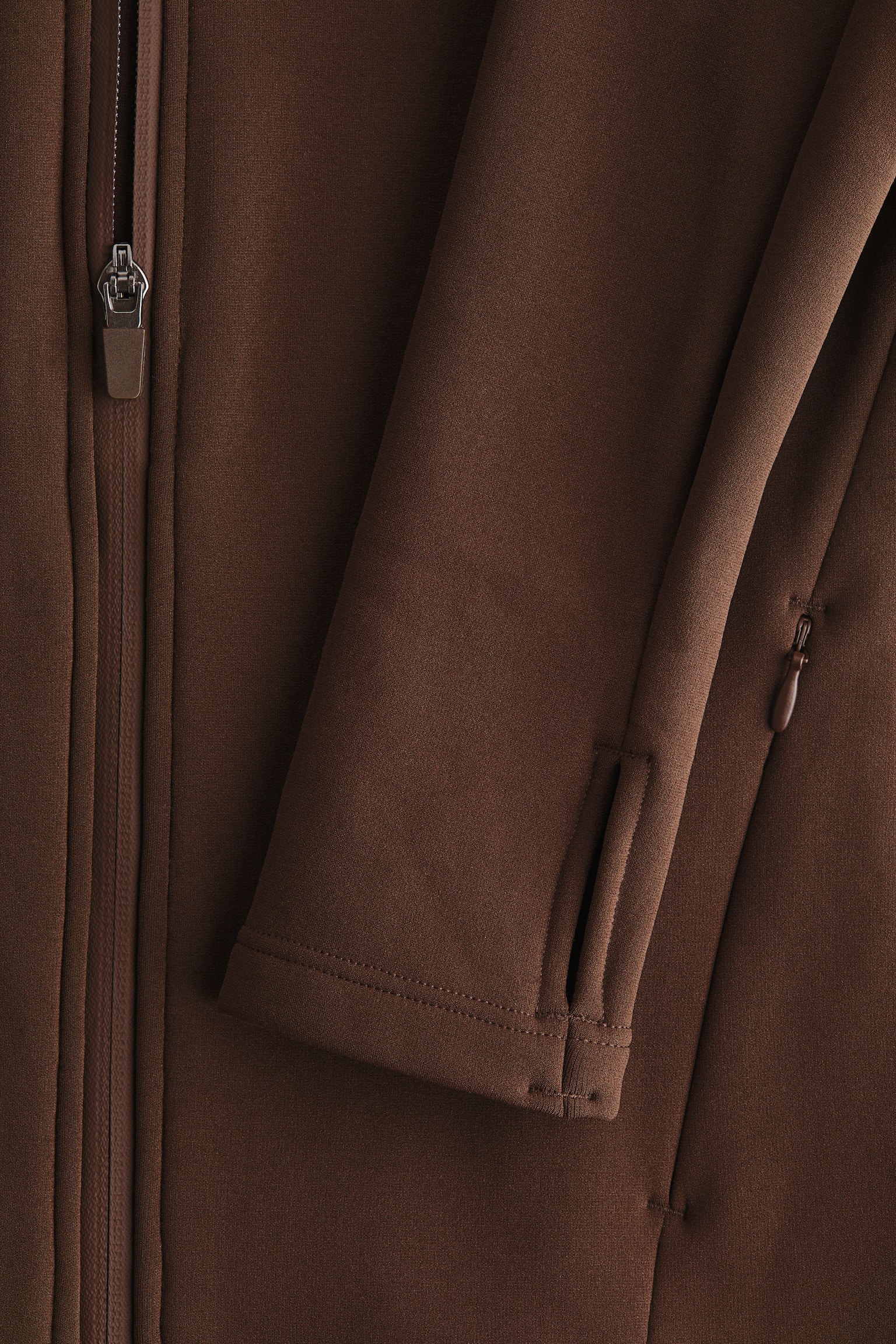 Топло спортно яке Slim Fit с ThermoMove™ - Топъл кафяв/Черен - 2