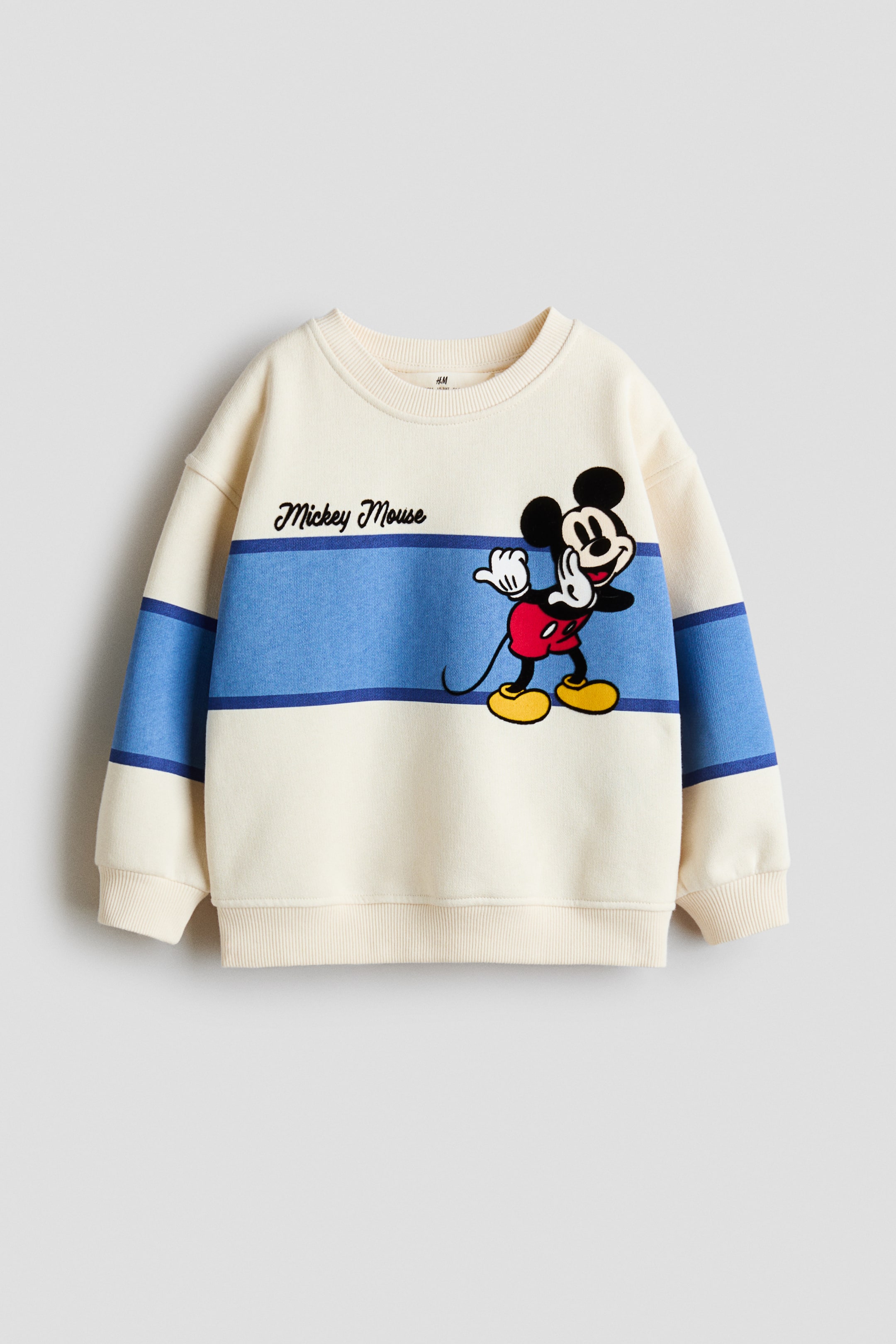 View larger image: Printed sweatshirt - Cream/Mickey Mouse - Kids | H&M GB 1