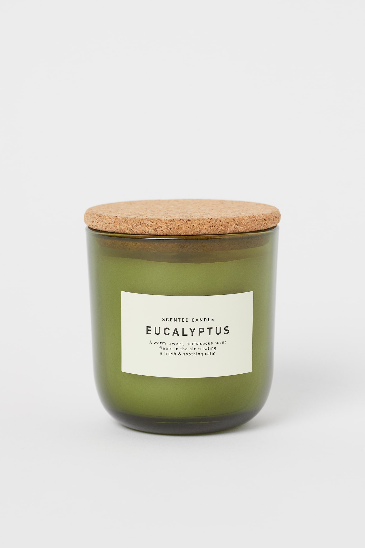 Vela aromática en frasco - Verde/Eucalyptus