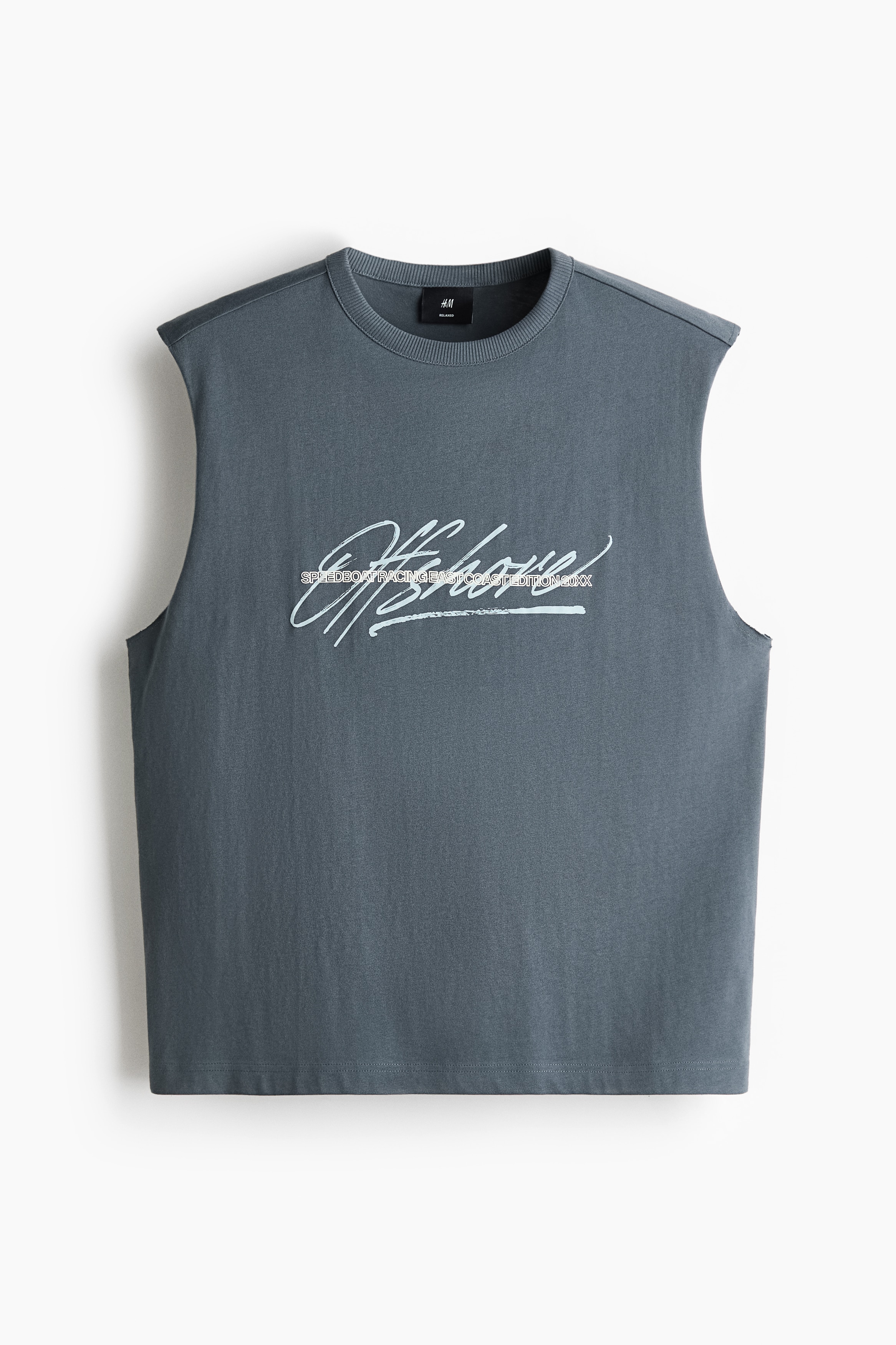Loose Fit Printed vest top - Dark grey/Offshore/White/Côte d'Azur Edition/Coral pink/82/Black/Côte d'Azur/Black/Los Angeles/White/California