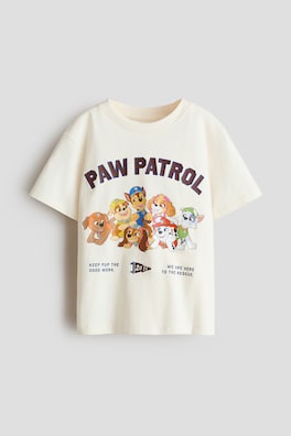 T-shirt i bomull med tryck