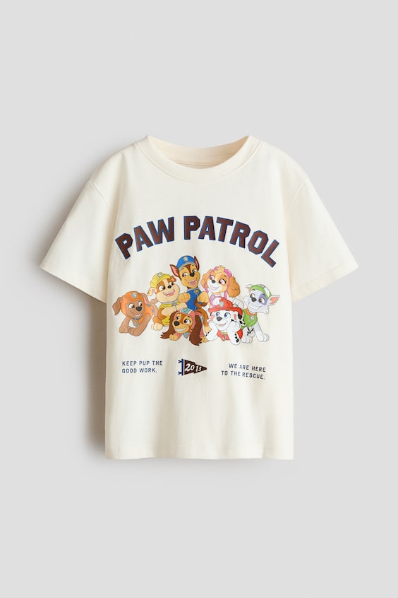 Детские футболки H&M Cotton T-Shirt with Printed Motif