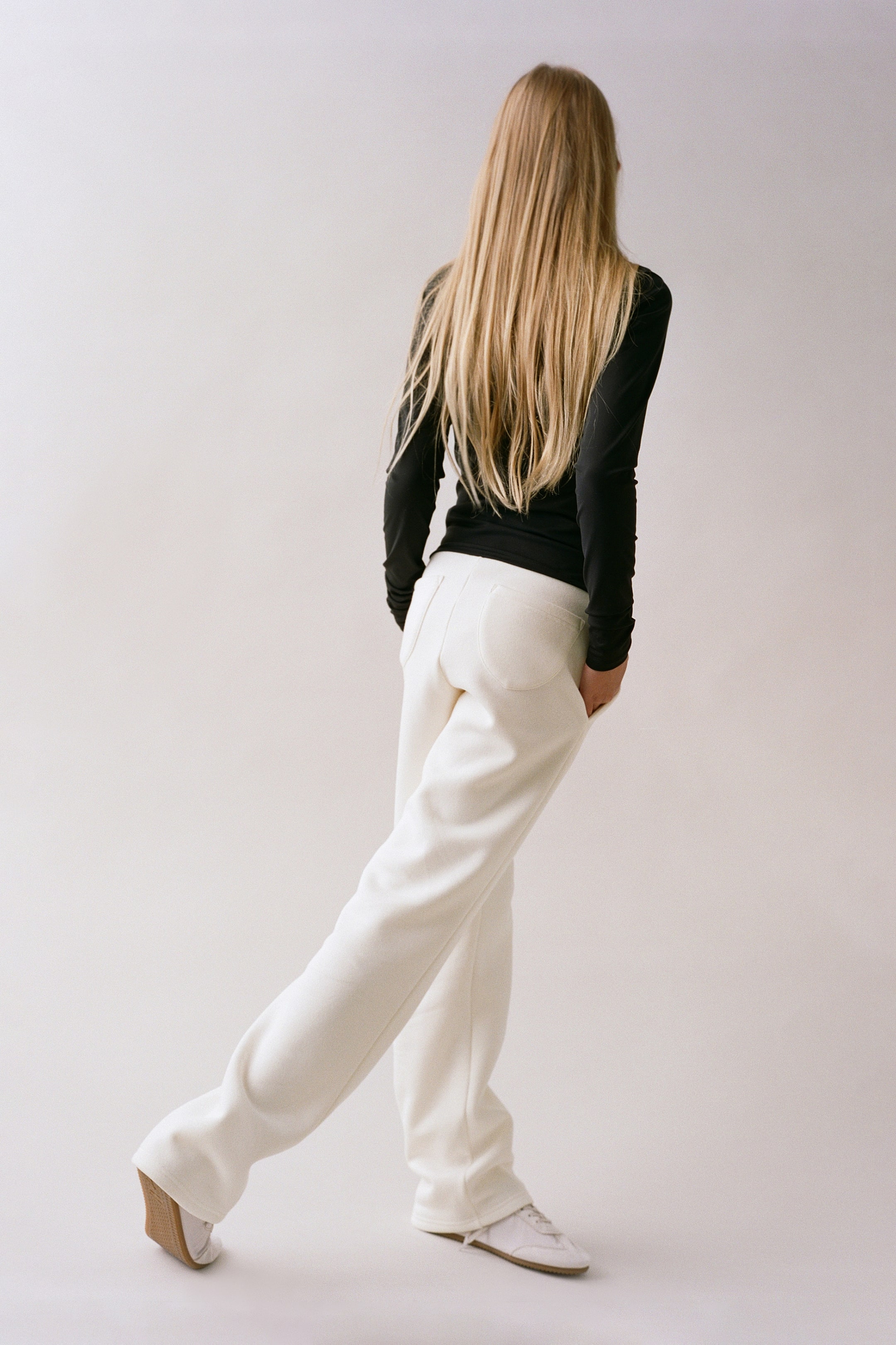 Pantalon de jogging ample à jambes larges