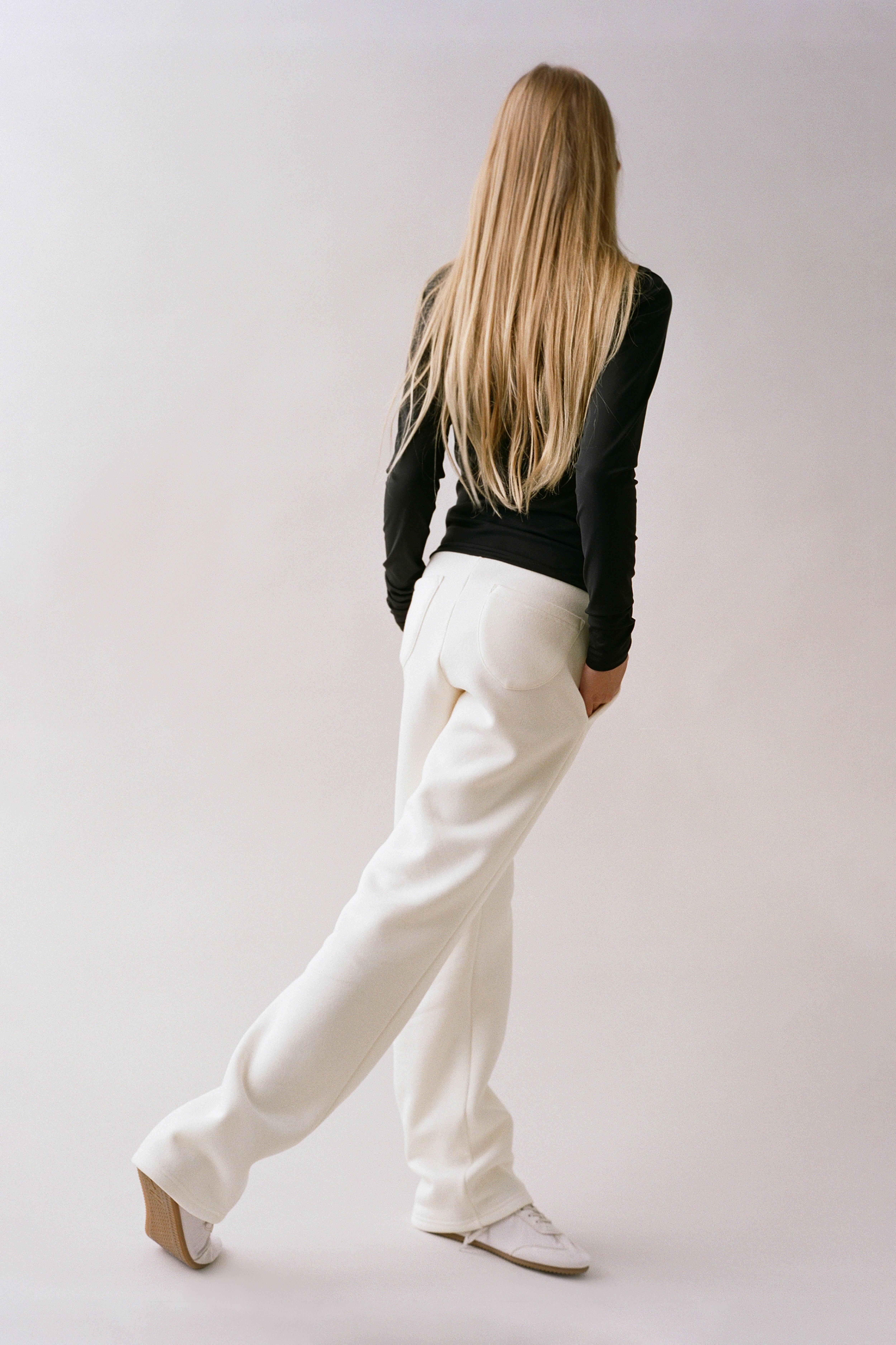 Pantalon de jogging ample à jambes larges