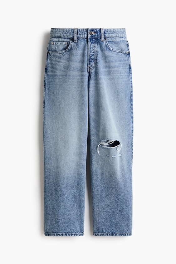 Женские джинсы H&M Wide Regular Jeans