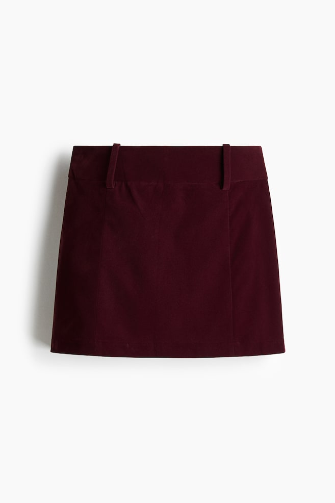 Mini skirt - Burgundy/Dark denim blue/Dark green/Black/Black/Light denim blue/Dark brown - 1
