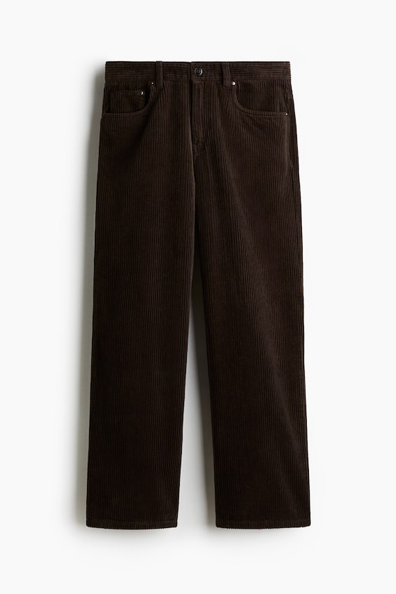 Мужские брюки H&M Relaxed-Fit Corduroy Pants