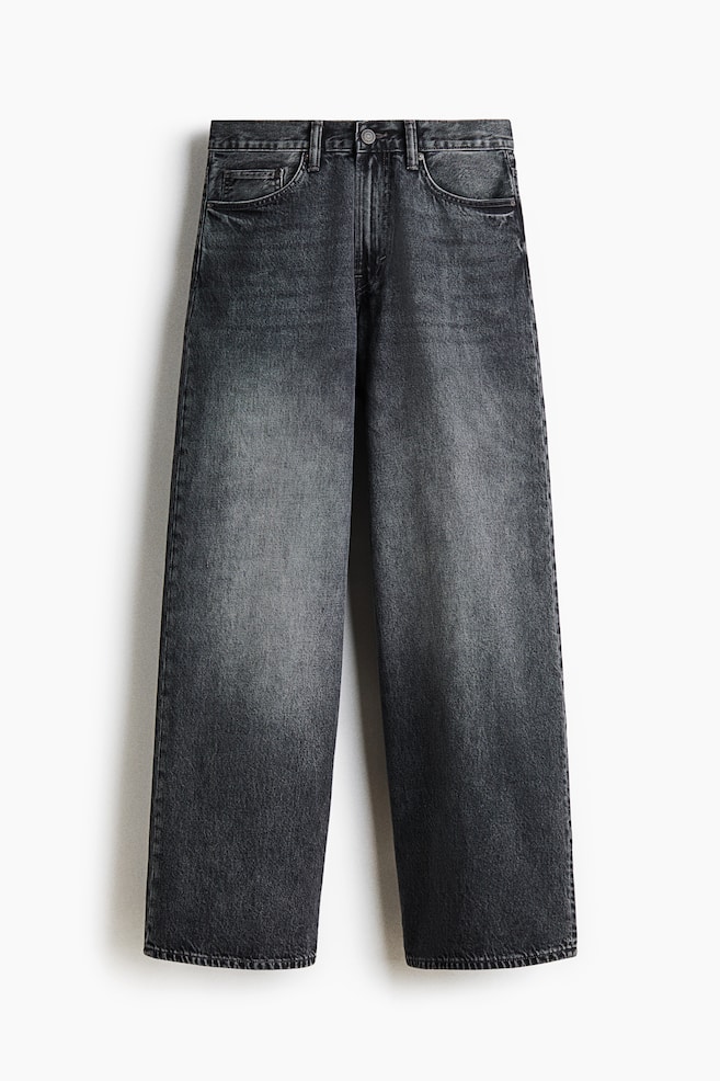 Wide-Leg Jeans - Denim gray/Dark denim blue/Light denim blue - 1