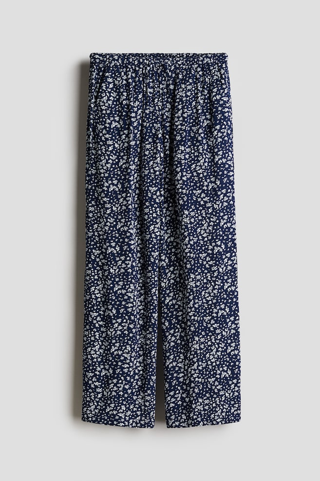 Schlupfhose - Marineblau/Geblümt/Mattblau/Geblümt/Schwarz/Blau/Gestreift/Schwarz/Hellblau/Gestreift/Hellrosa/Marineblau/Cremefarben/Gemustert - 1