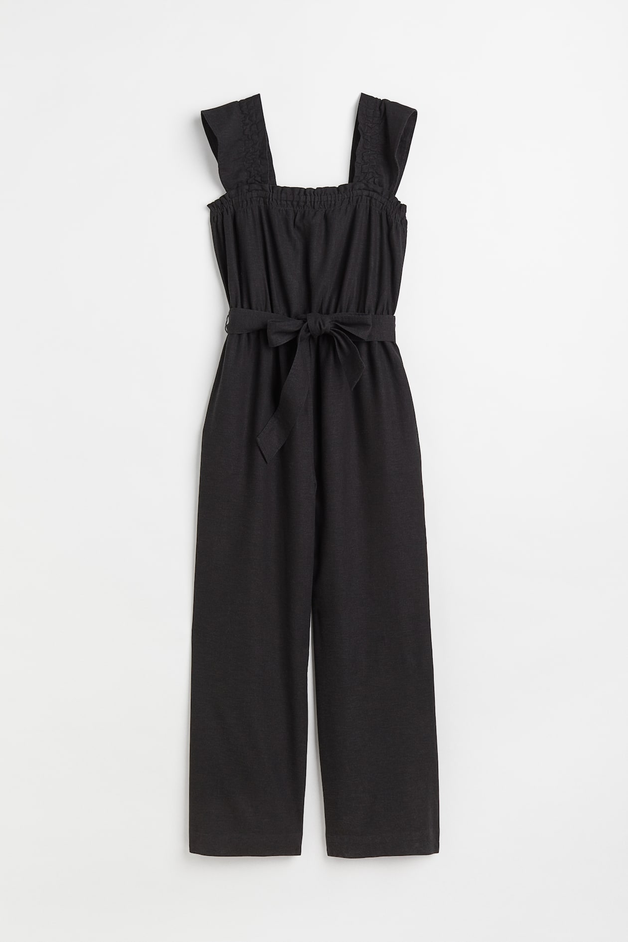 Tie-belt Jumpsuit - Black - Ladies | H&M US