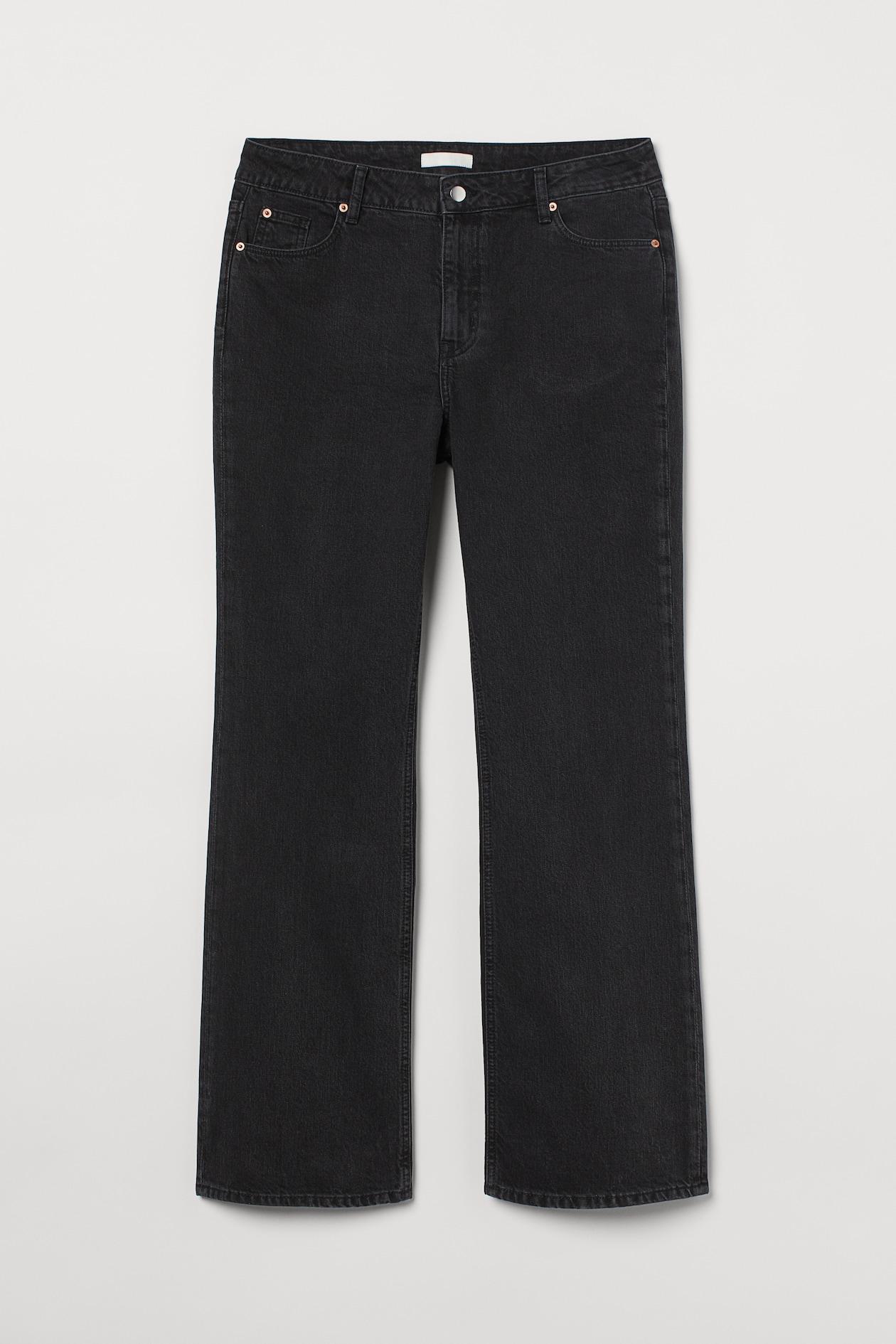 H&M+ Bootcut High Jeans - High waist - Long - Black - Ladies | H&M US