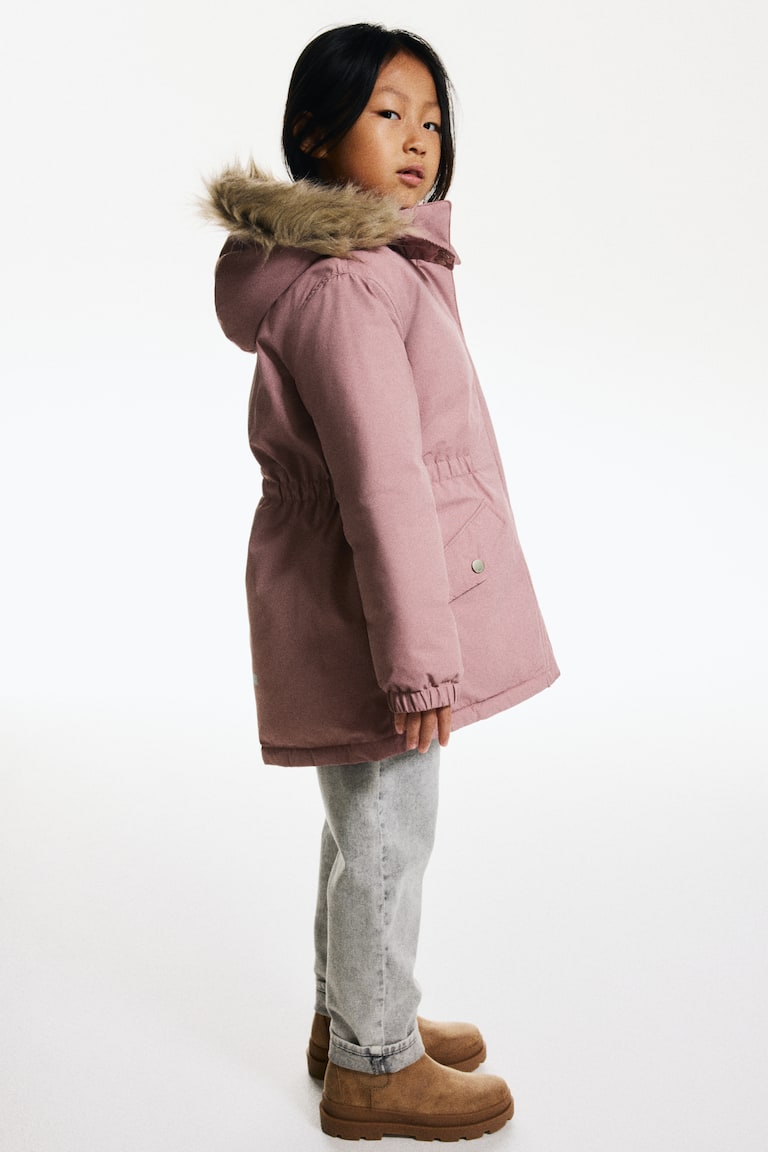 Water-Repellent Parka Pink Kids H&M US