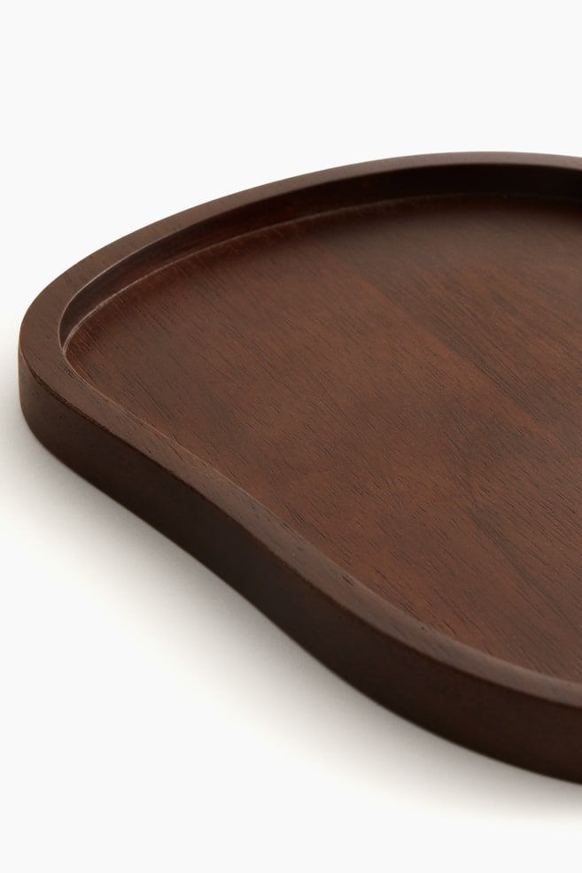Wooden tray - Dark brown - 3