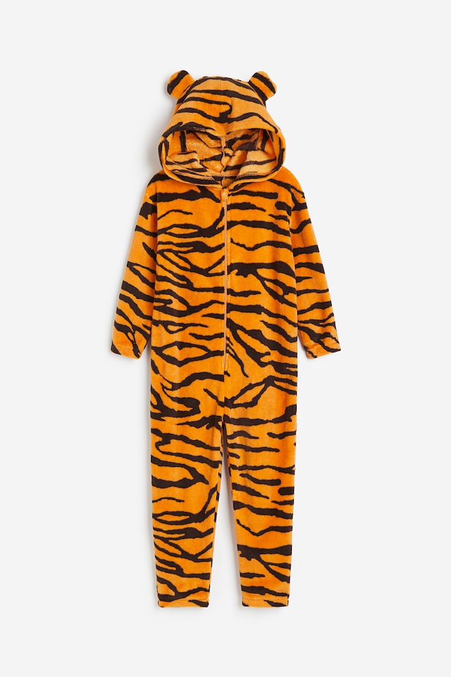 Animal all-in-one suit - Orange/Tiger/Light beige/Bunny - 1