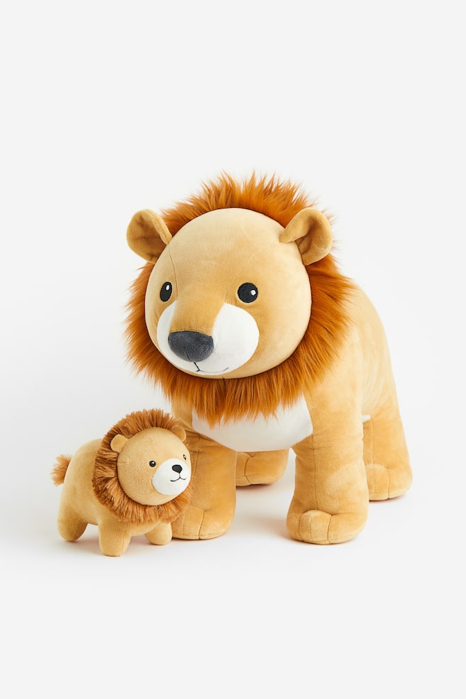 Large soft toy - Beige/Lion - 3