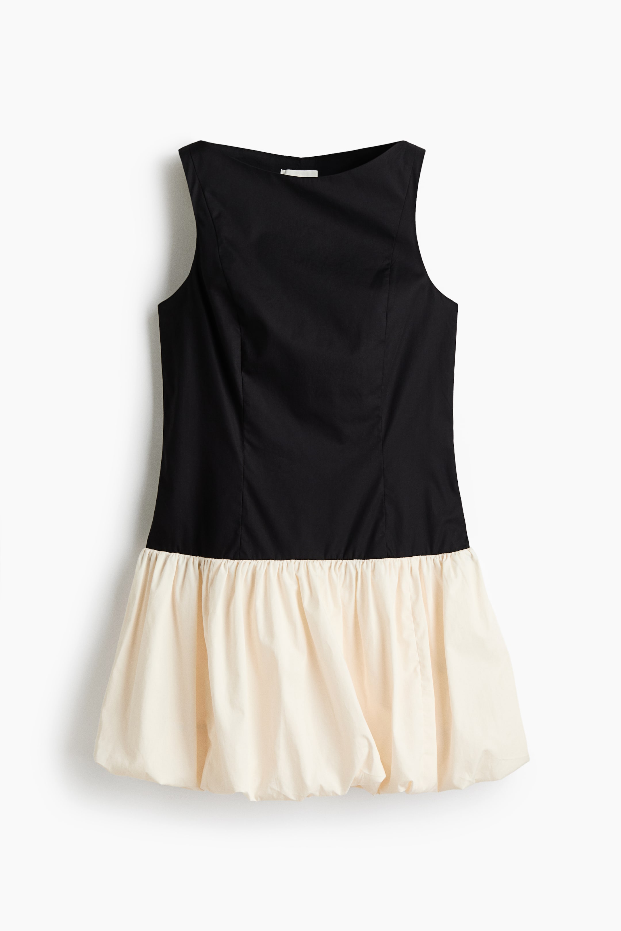 View larger image: Bubble-hem dress - Black/Colour block - Ladies | H&M SG 4