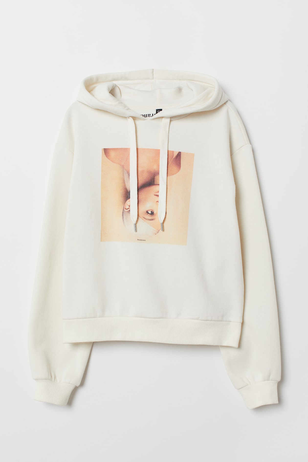 Printed Sweatshirt Ariana Grande Bag H&m H&M+ Oversized Hooded Top