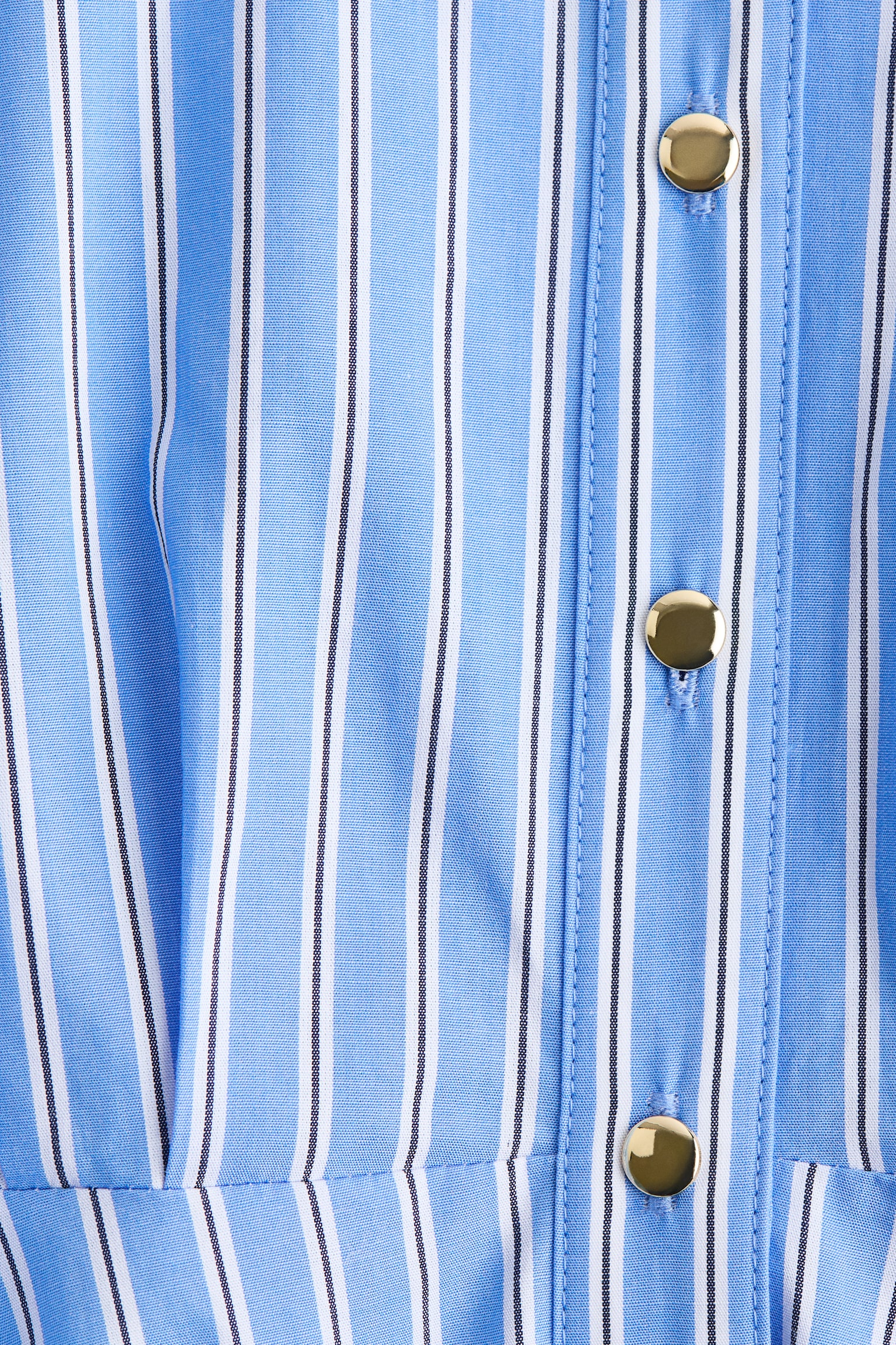 Shirt dress - Blue/Striped/Navy blue - 5