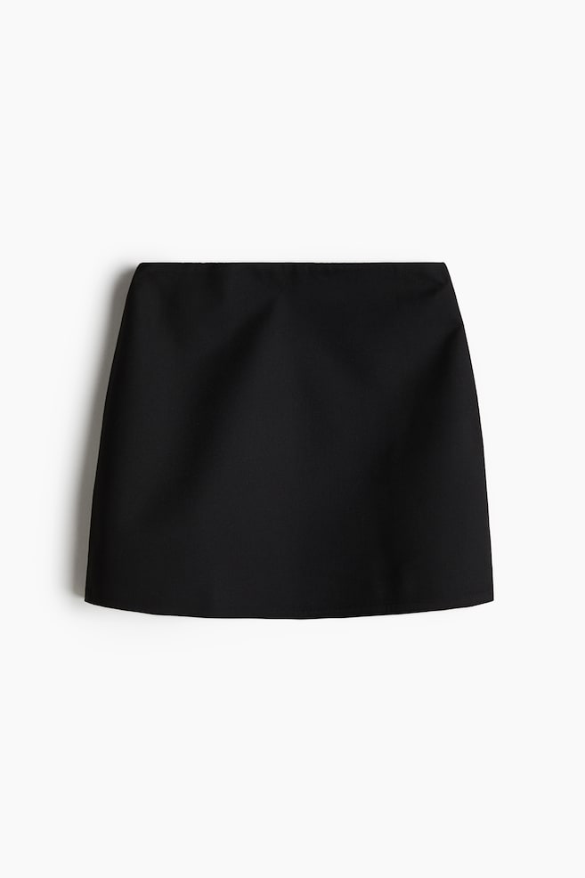 Mini skirt - Black/Black/Checked/White/Striped/Dark brown - 1