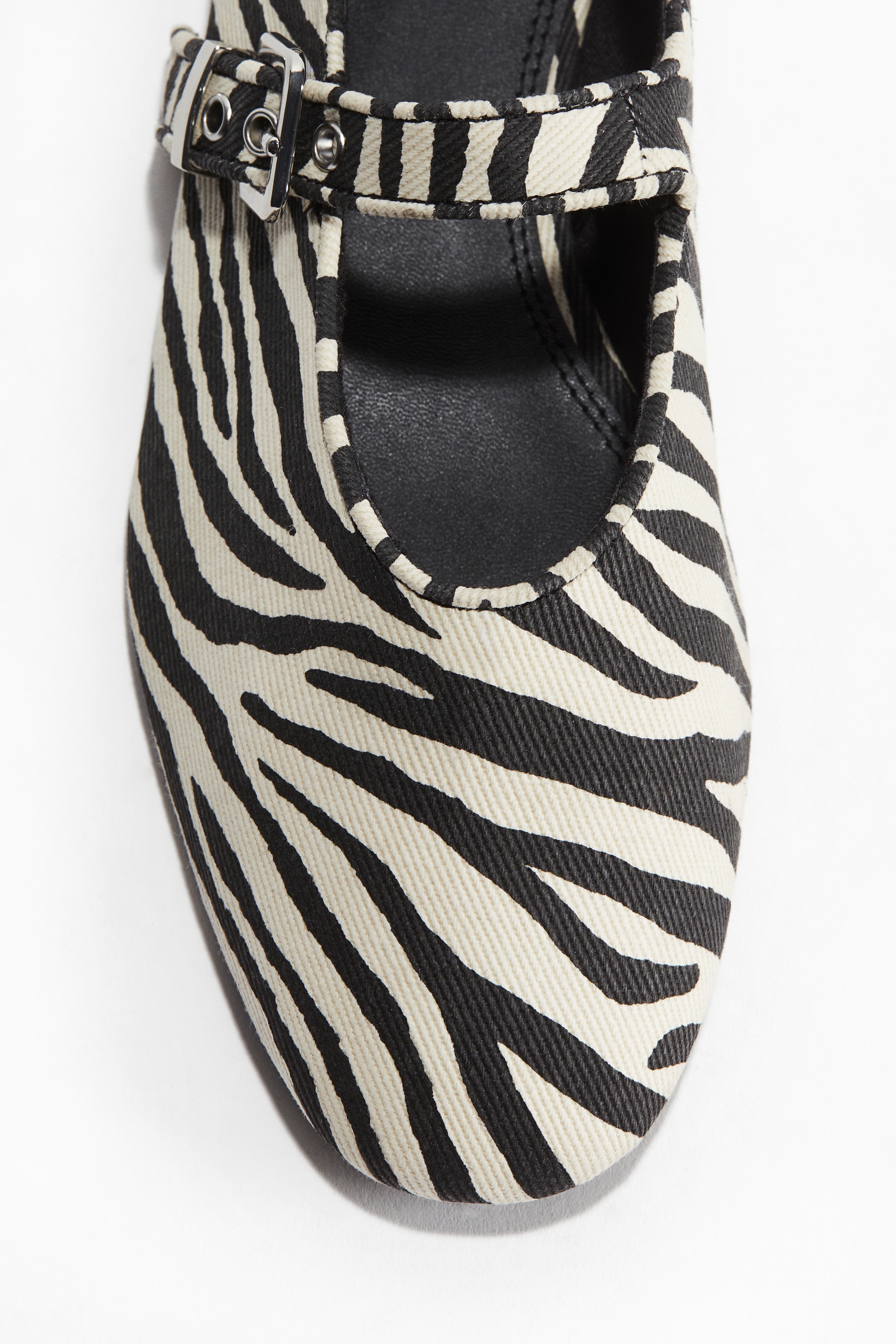 Ballerines Mary Jane - Crème/motif zébré/Beige/motif zébré/Bordeaux/Beige/imprimé léopard/Noir