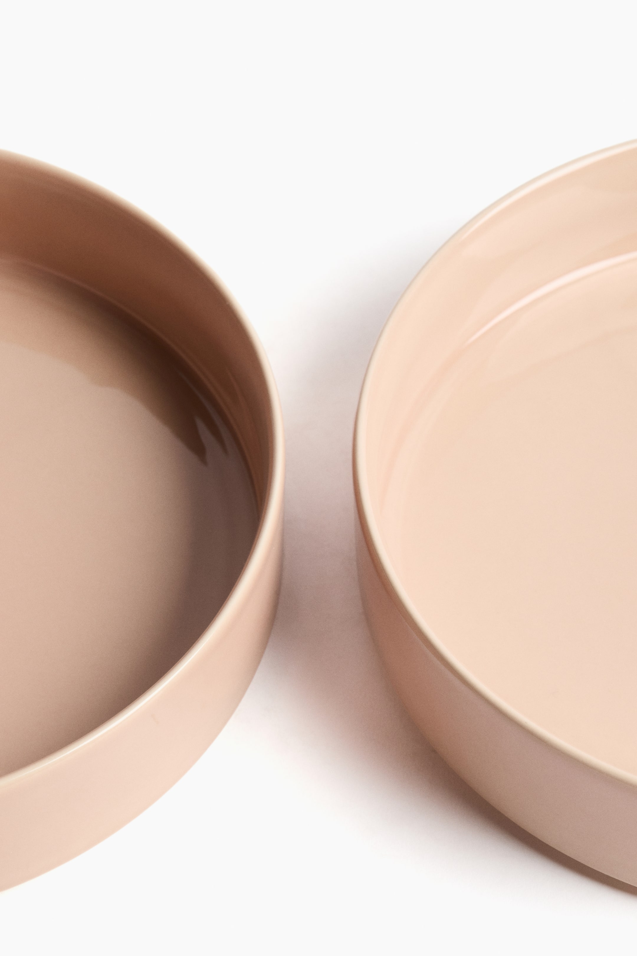 View larger image: 2-pack stoneware deep plates - Light pink - Home All | H&M GB 4