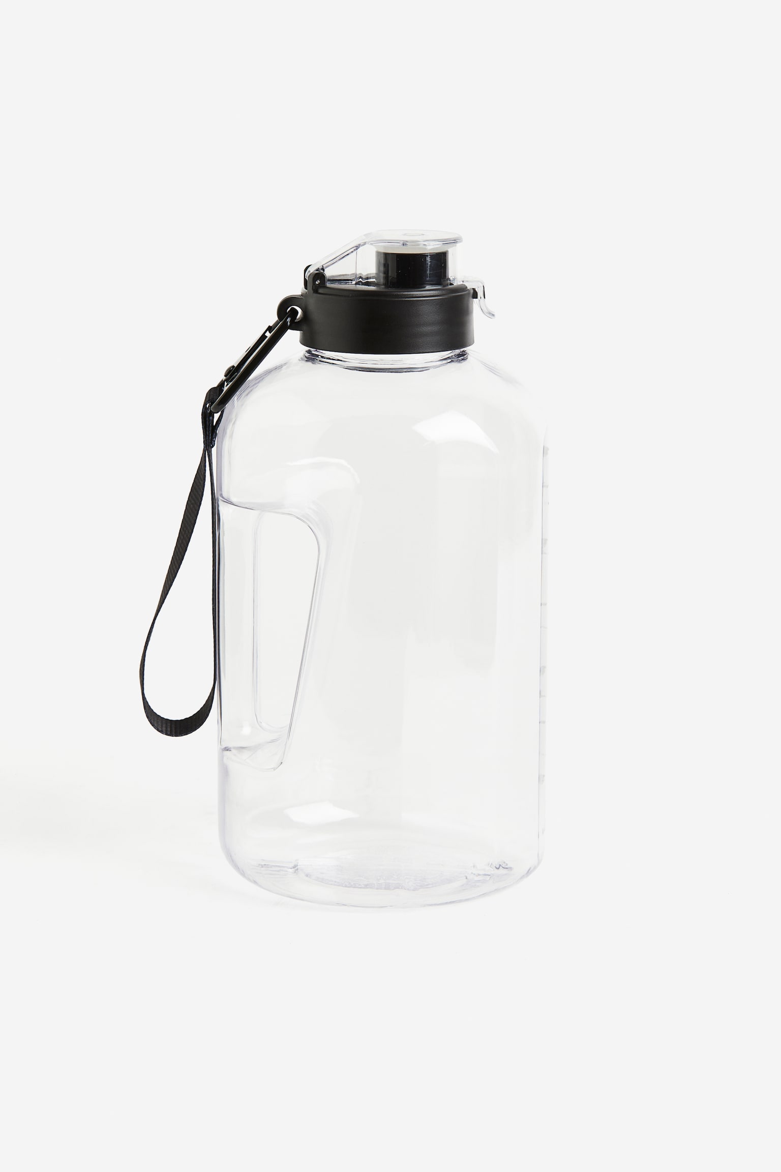 Water Bottle - Transparent/Black - 1