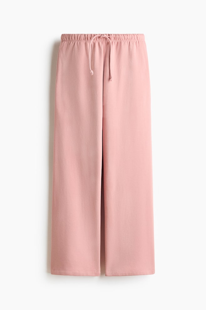Wide joggers - Light pink/Black/Light grey marl/Dark pigeon blue/Navy blue/Plum red/Dark grey/Rust red/Green/Grey marl/Burgundy/Dark brown/Navy blue/Light grey marl/Light pink/Dusty emerald green - 1