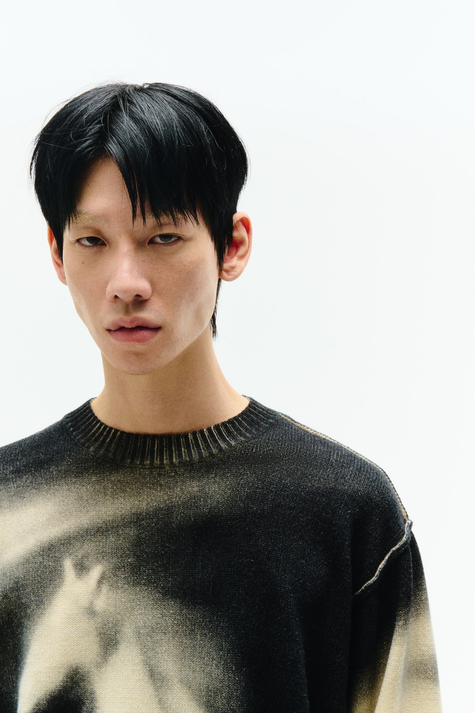 ルーズフィット プリントセーター - ブラック／ホース - 3