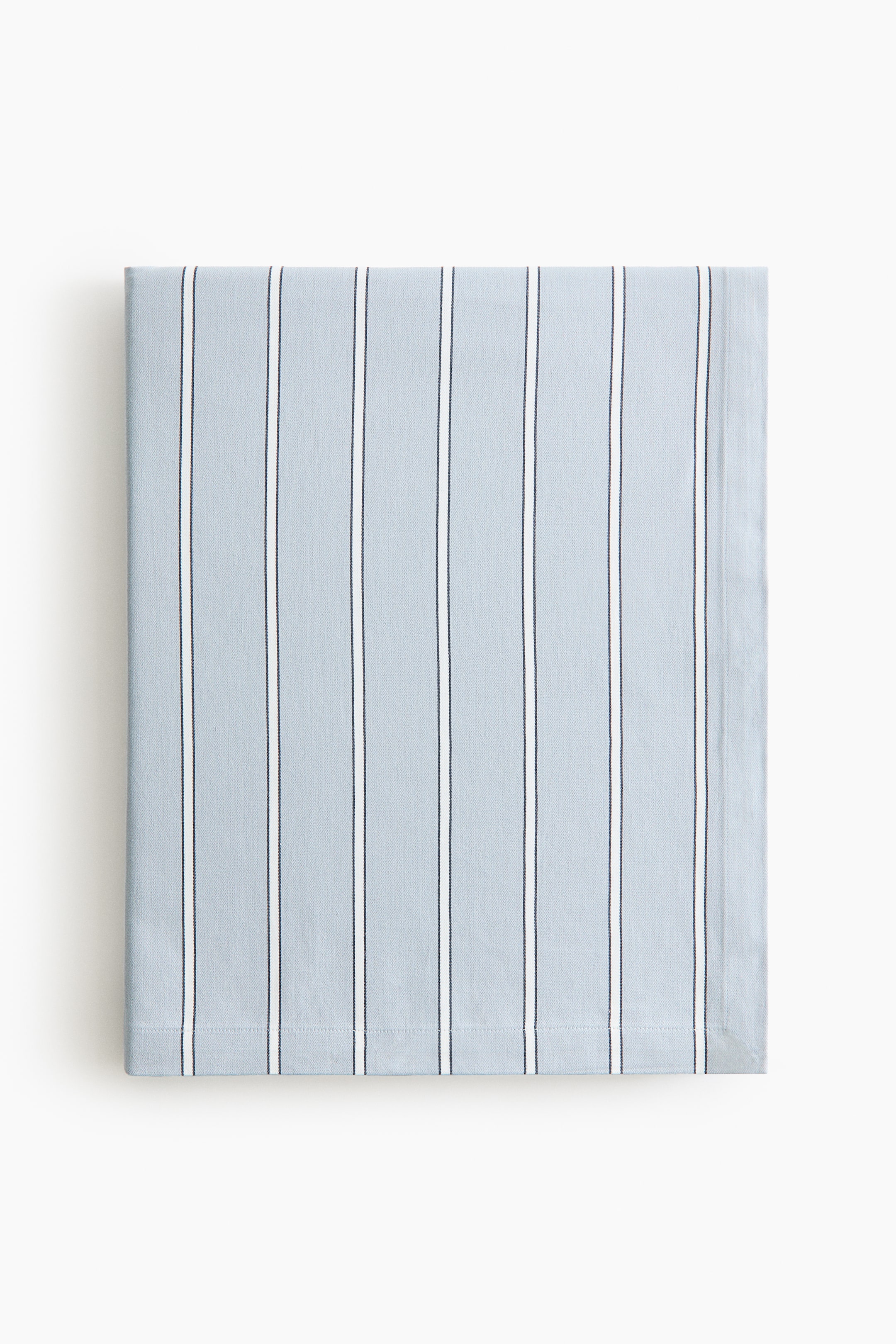 Striped Cotton Sateen Tablecloth