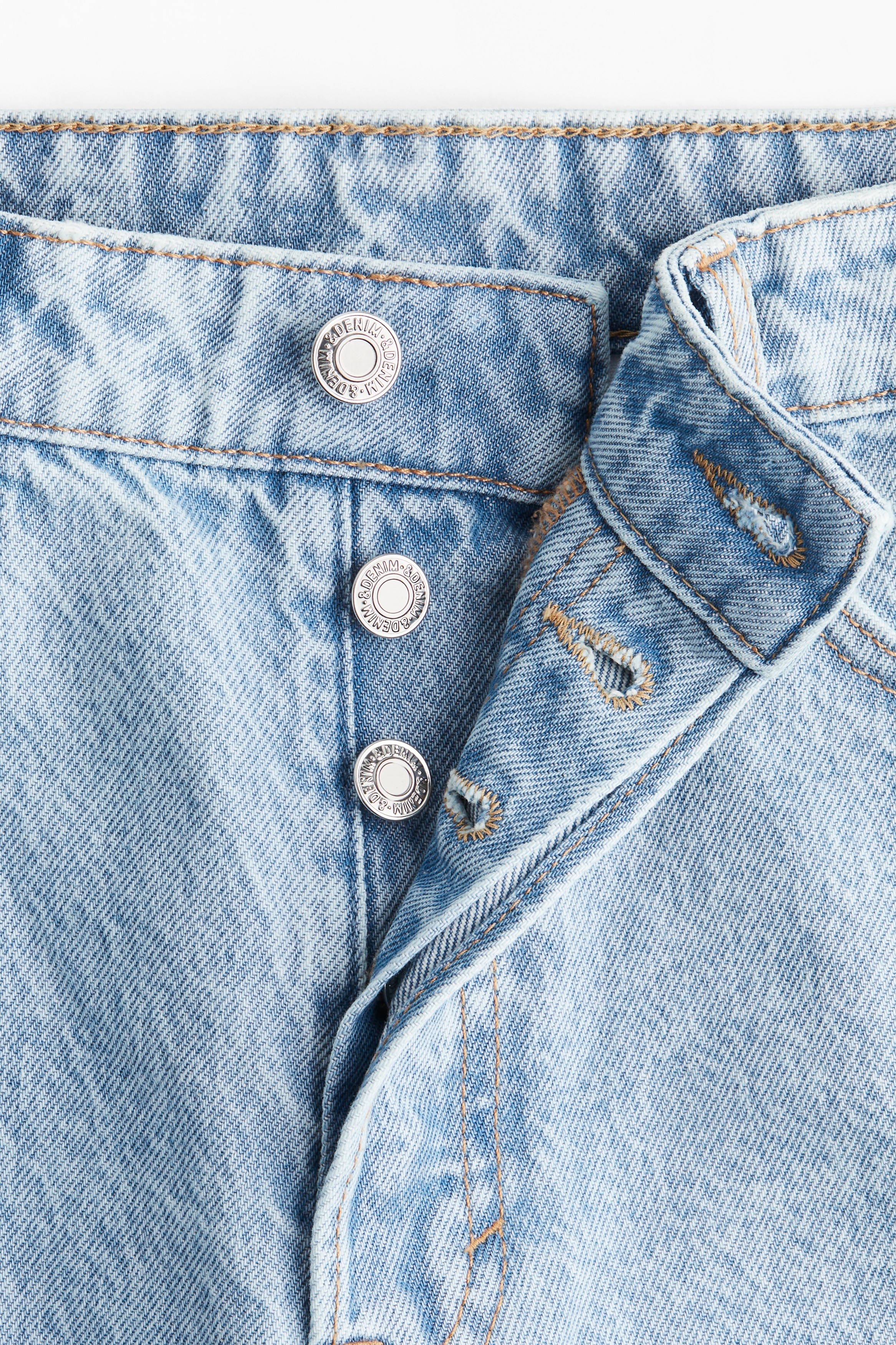 High Knee Denim shorts