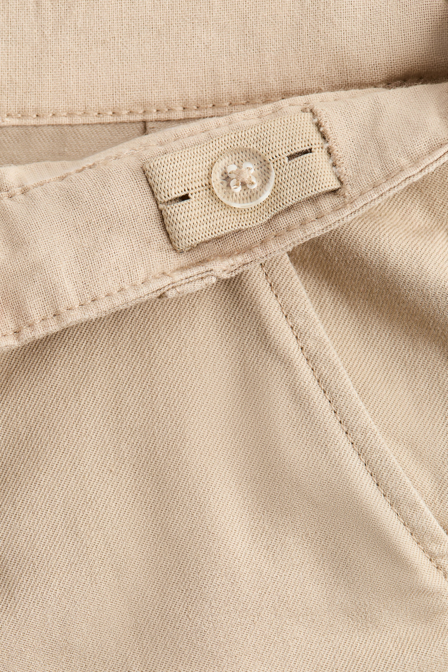 Loose-fit twill chinos - Beige - 4