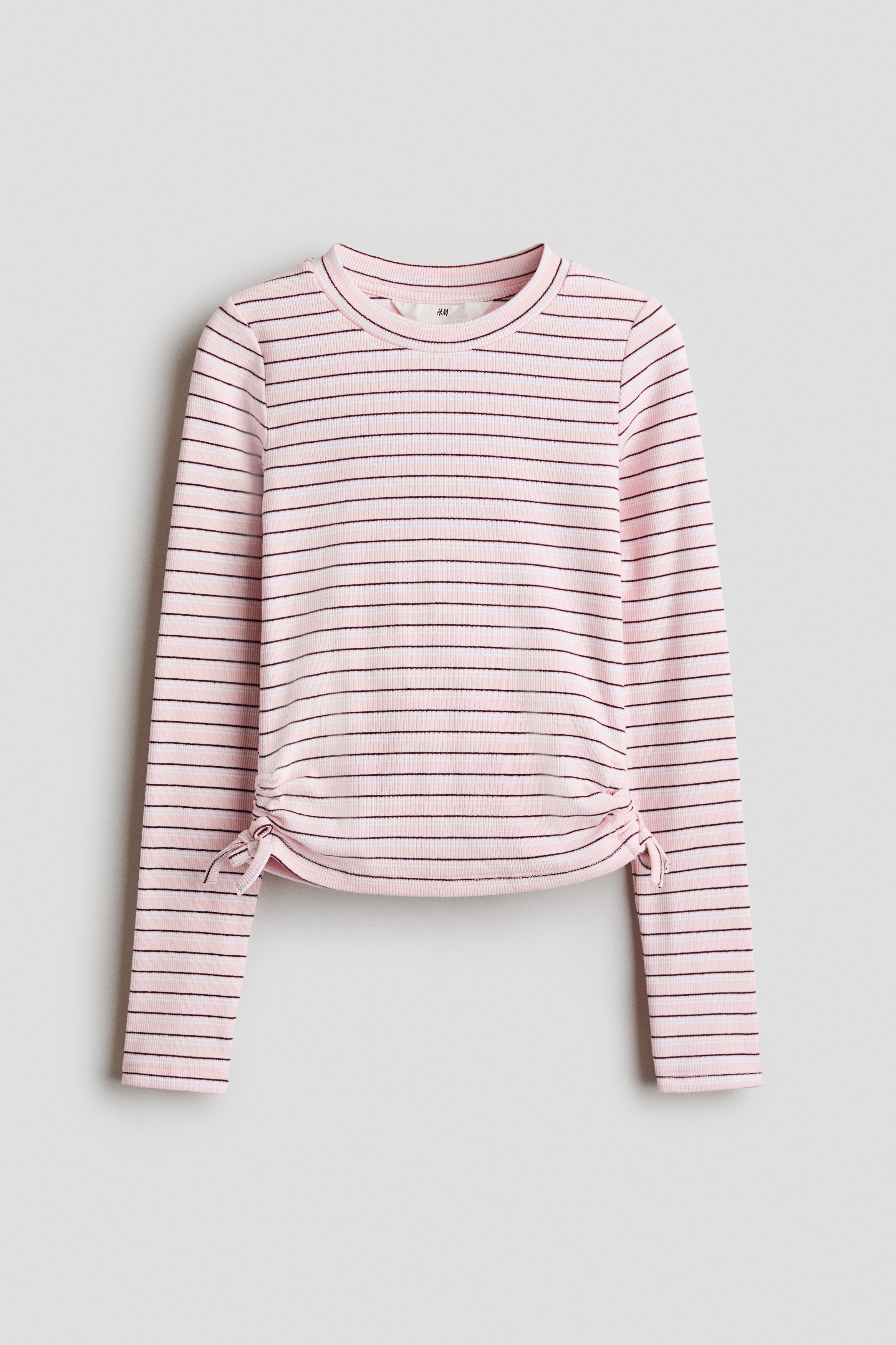 Ribbed cotton topModel