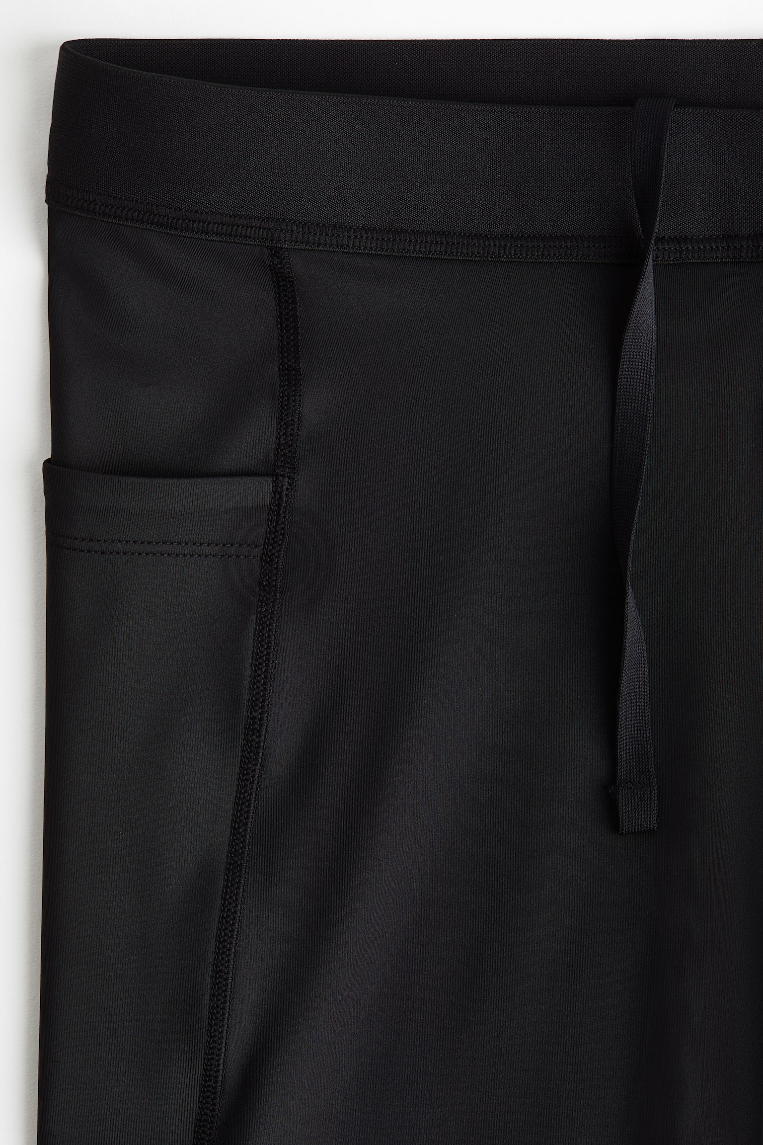 Pocket-detail running tights with DryMove™ - Black - 5