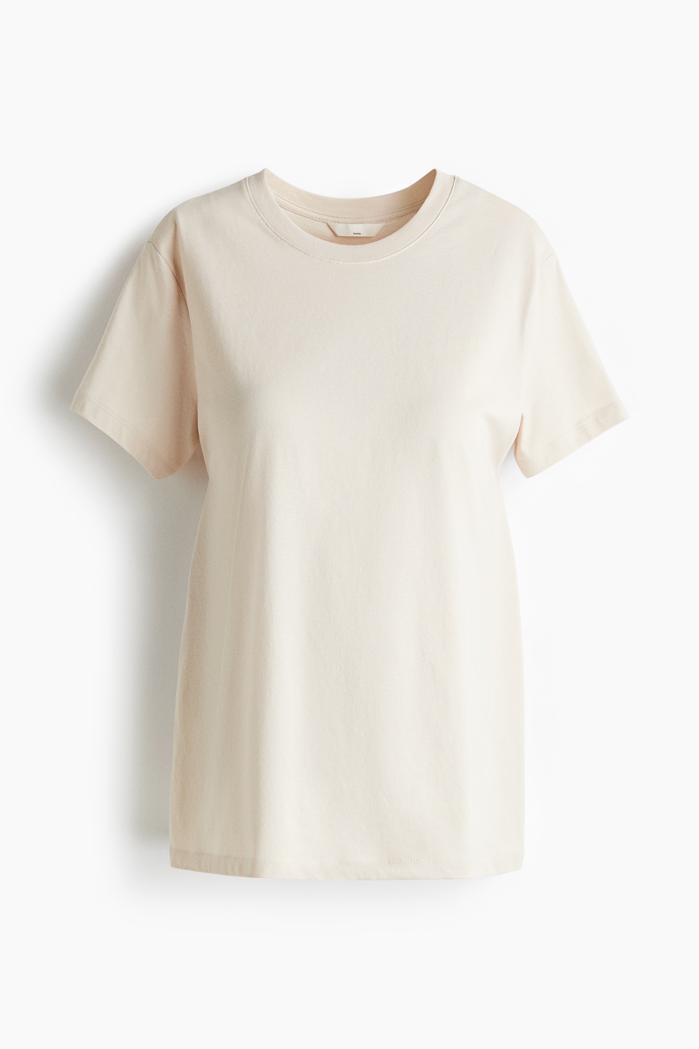 MAMA T-shirt i bomuld - Lys beige/Blågrå/Hvid/Marineblåstribet/Hvid/Sortstribet/Hvid/Sortstribet