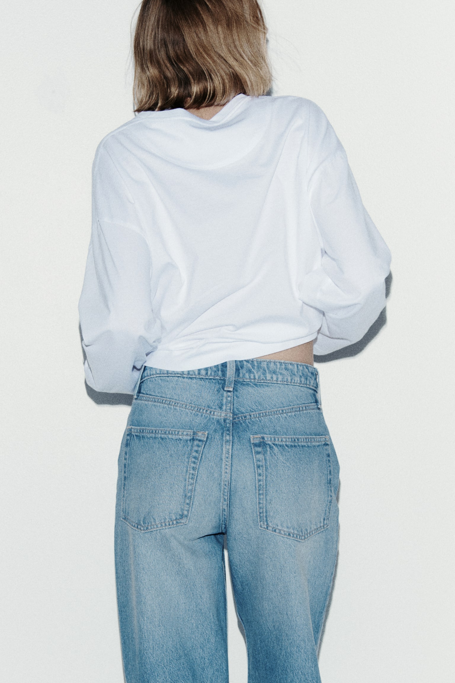 Wide High Waist Jeans - Helles Denimblau/Schwarz/Weiß/Dunkles Denimblau/Denimblau/Ausgewaschenes Schwarz/Denimgrau/Denimblau/Denimblau/Marineblaues Denim/Dunkles Denimblau/Dunkles Denimblau/Helles Denimblau/Dunkelgrau - 8