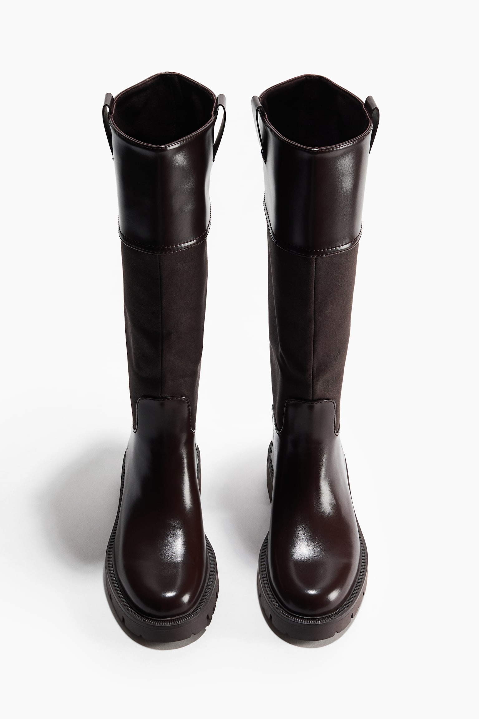 Женские ботинки H&M Knee-High, цвет: Тёмный коричневый — фото 2