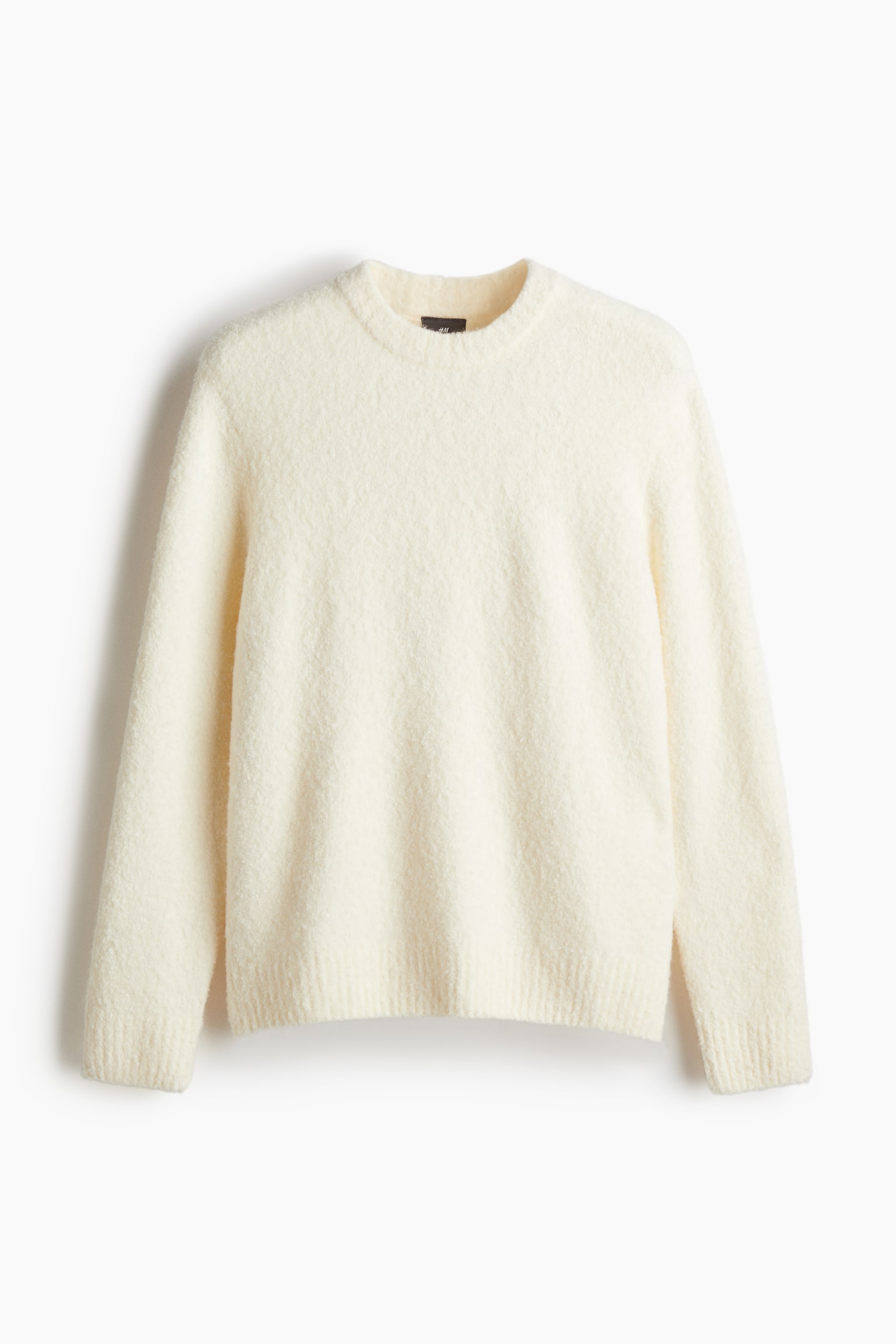 Regular Fit Fine-knit jumper - Cream/Black - 2