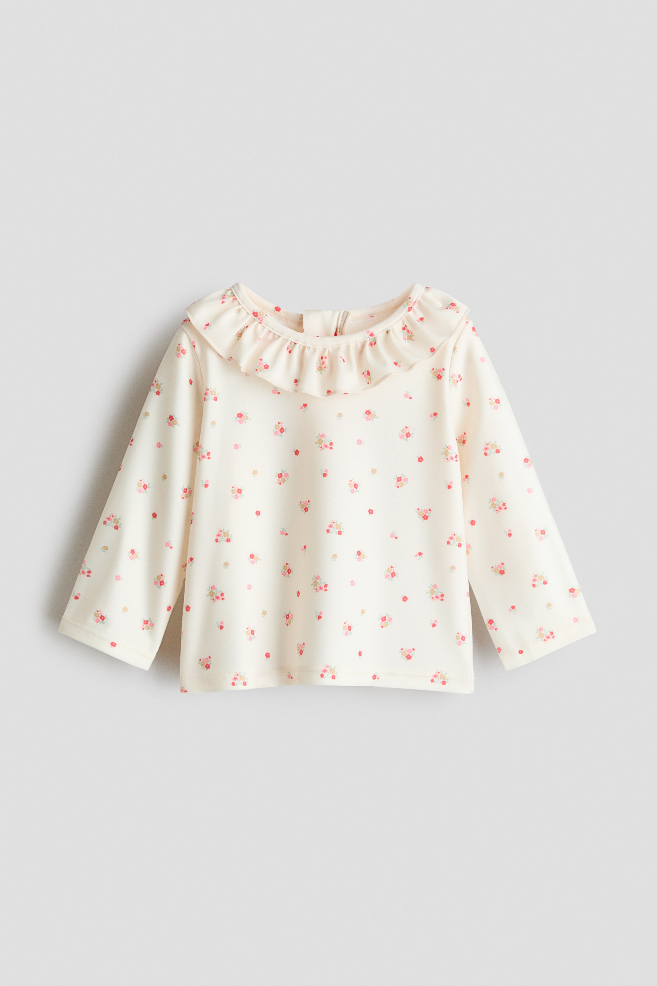 Agrandir l'image: T-shirt de bain UPF 50 - Crème/fleuri - ENFANT | H&M FR 1