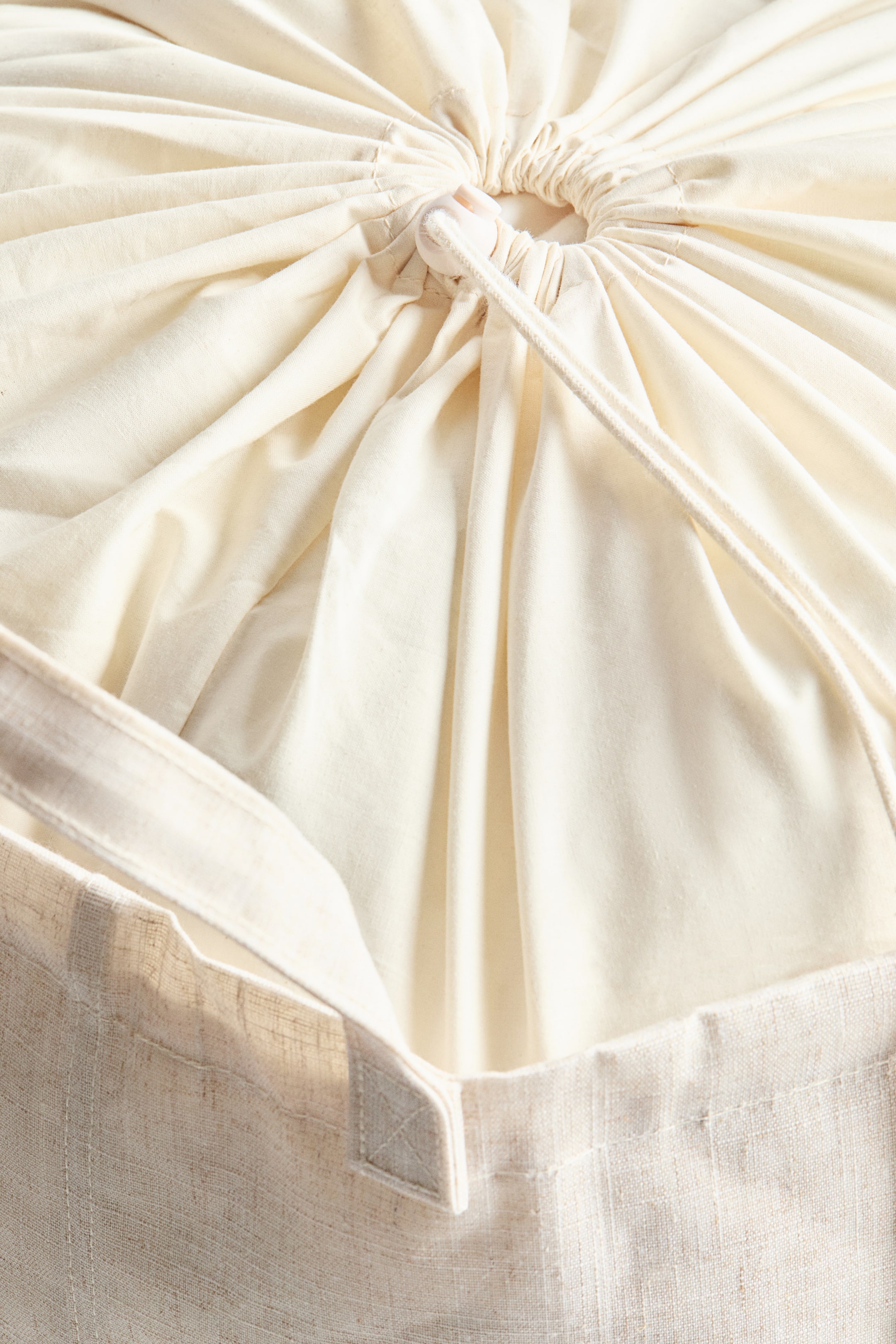 Linen-Blend Laundry Bag