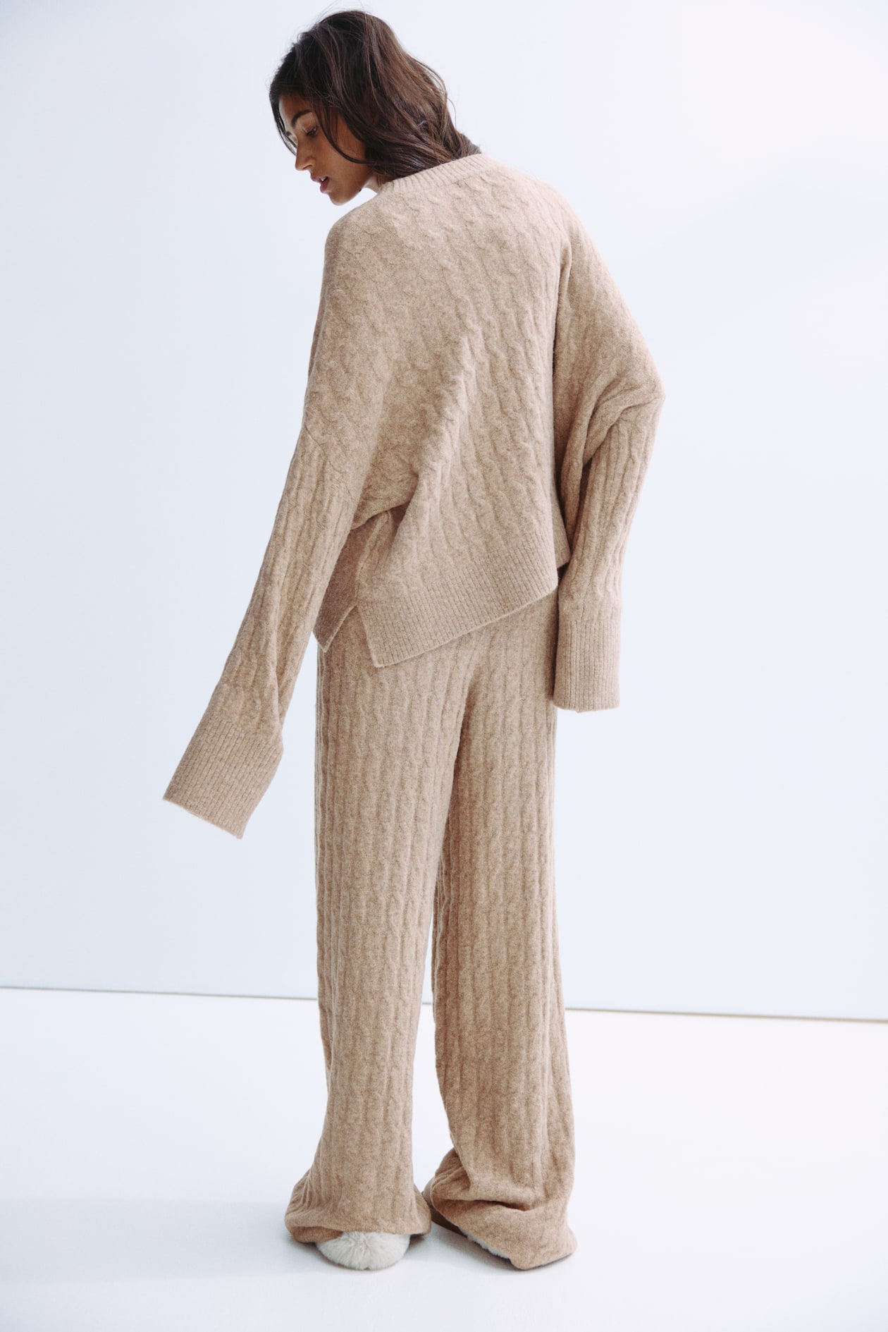 Cable-Knit Sweater - image 5